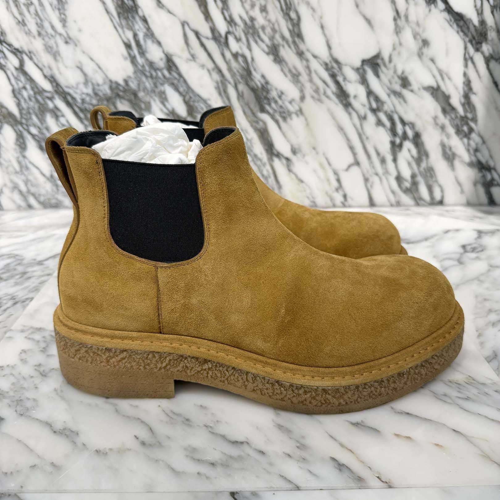 BOTTEGA VENETA 2025AW Haddock Chelsea Ankle Boots 806937V4QN02615 Size 43 (約28.0cm) ボッテガ・ヴェネタ ハドック チェルシーアンクルブーツ サイズ43 (約28.0cm)
