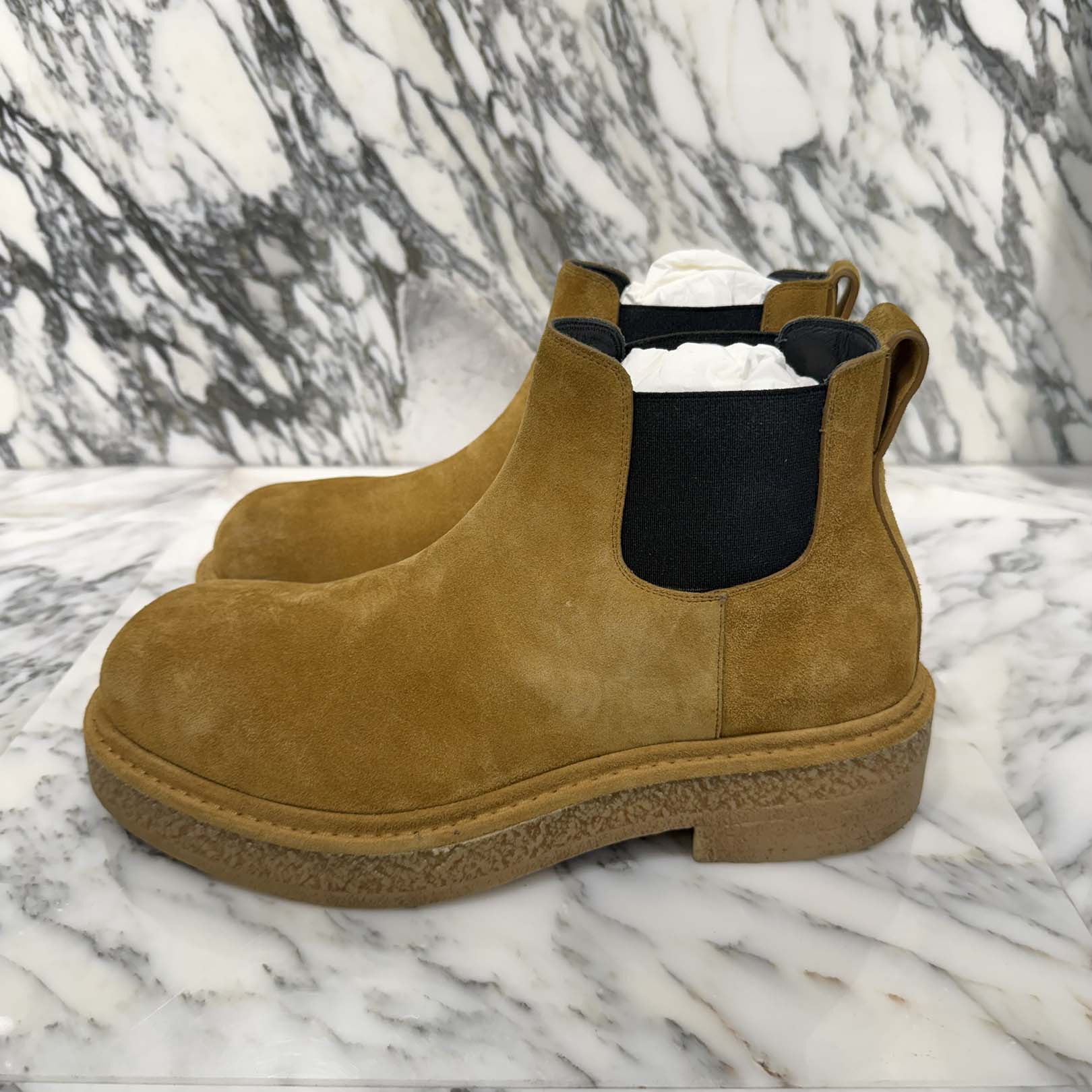 BOTTEGA VENETA 2025AW Haddock Chelsea Ankle Boots 806937V4QN02615 Size 43 (約28.0cm) ボッテガ・ヴェネタ ハドック チェルシーアンクルブーツ サイズ43 (約28.0cm)
