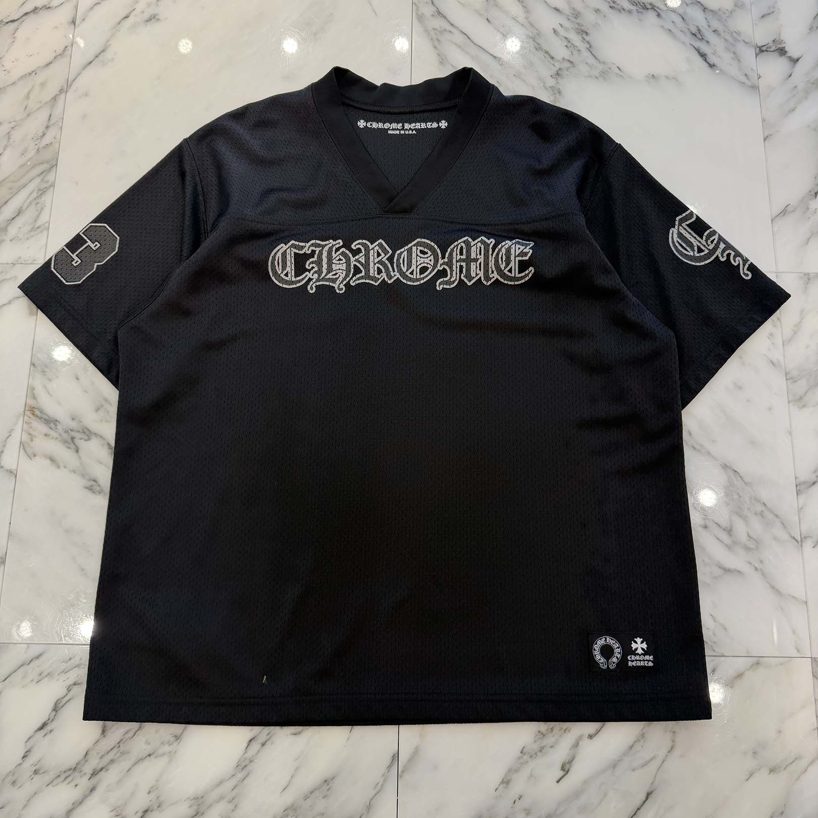 CHROME HEARTS Mesh Warm Up Jersey Size M クロムハーツ メッシュ