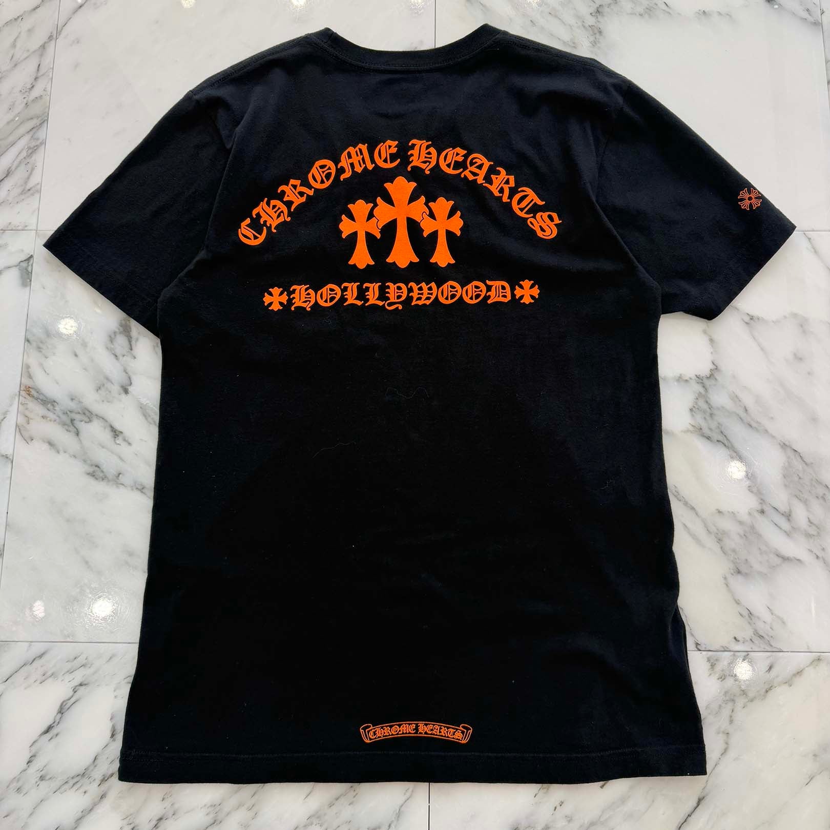 CHROME HEARTS King Taco 3 Cemetery Cross Print Short Sleeve Tee Size M クロムハーツ キングタコ 3 セメタリークロス プリント ショートスリーブ Tシャツ サイズM