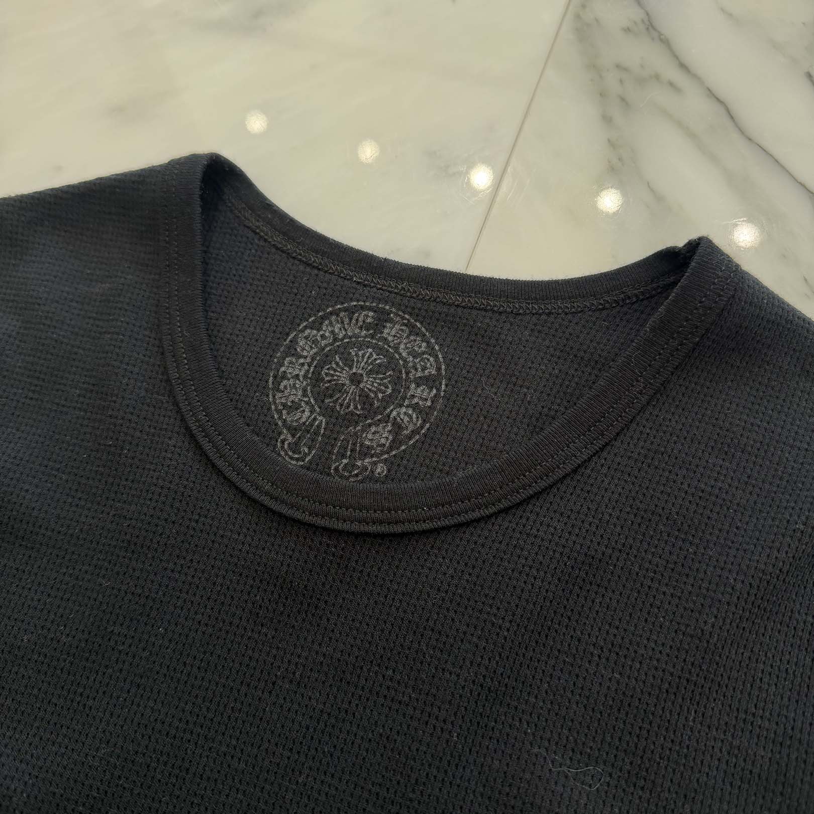 CHROME HEARTS 2025SS Scroll Label Arm Logo Print Thermal Long Sleeve Tee Size M クロムハーツ スクロールラベル アームロゴプリント  サーマル ロングスリーブ Tシャツ サイズM