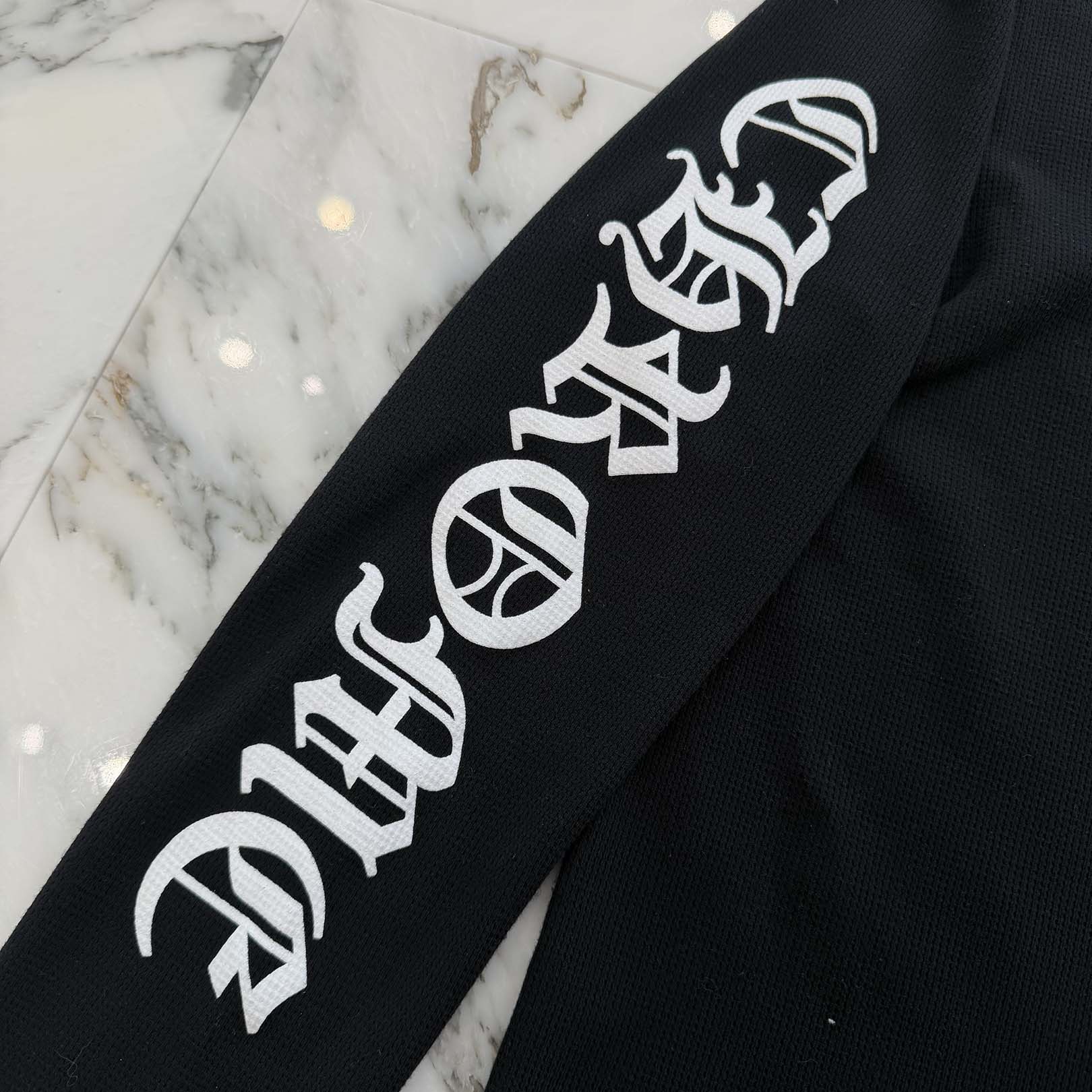 CHROME HEARTS 2025SS Scroll Label Arm Logo Print Thermal Long Sleeve Tee Size M クロムハーツ スクロールラベル アームロゴプリント  サーマル ロングスリーブ Tシャツ サイズM