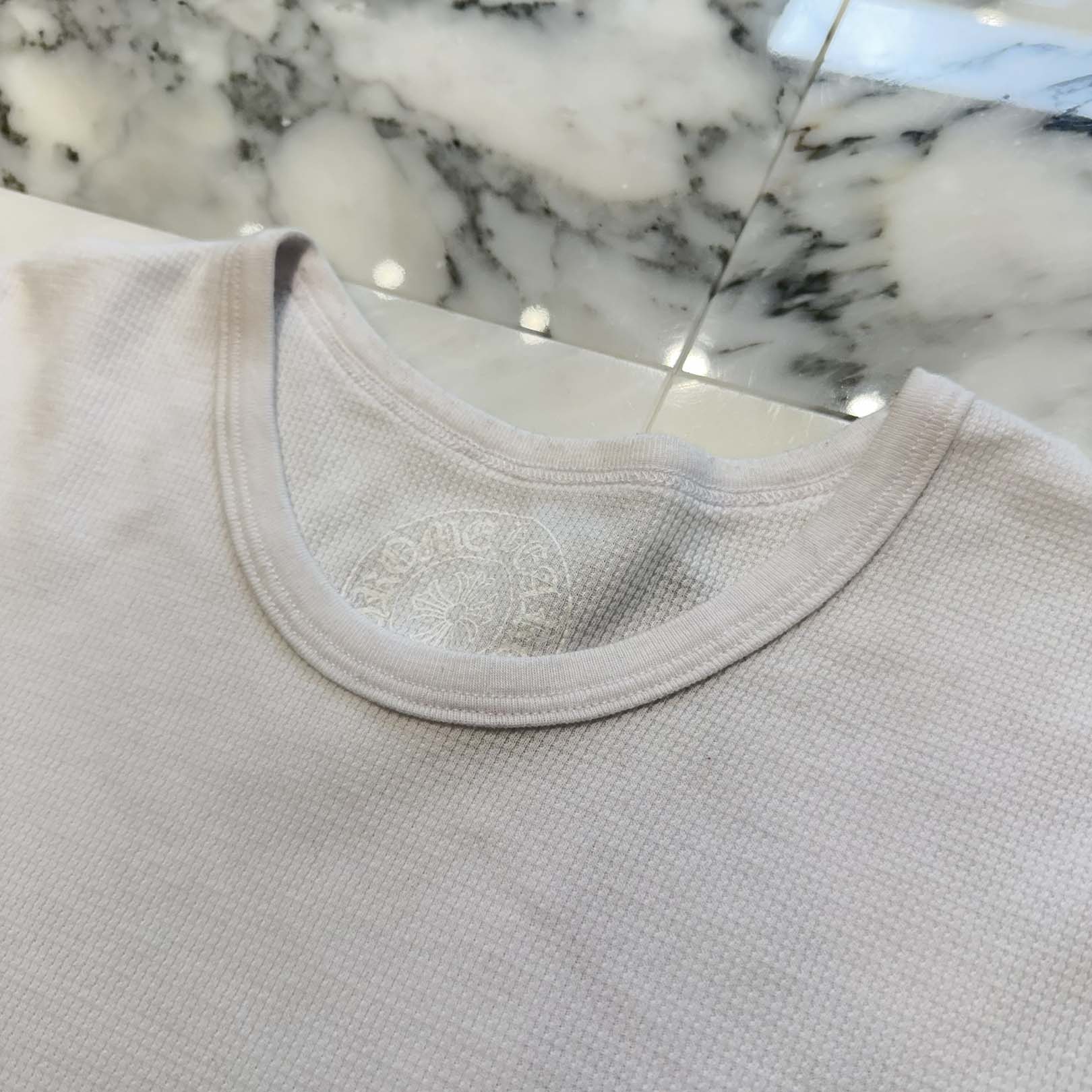 CHROME HEARTS 2025SS Scroll Label Arm Logo Print Thermal Long Sleeve Tee Size L クロムハーツ スクロールラベル アームロゴプリント  サーマル ロングスリーブ Tシャツ サイズL