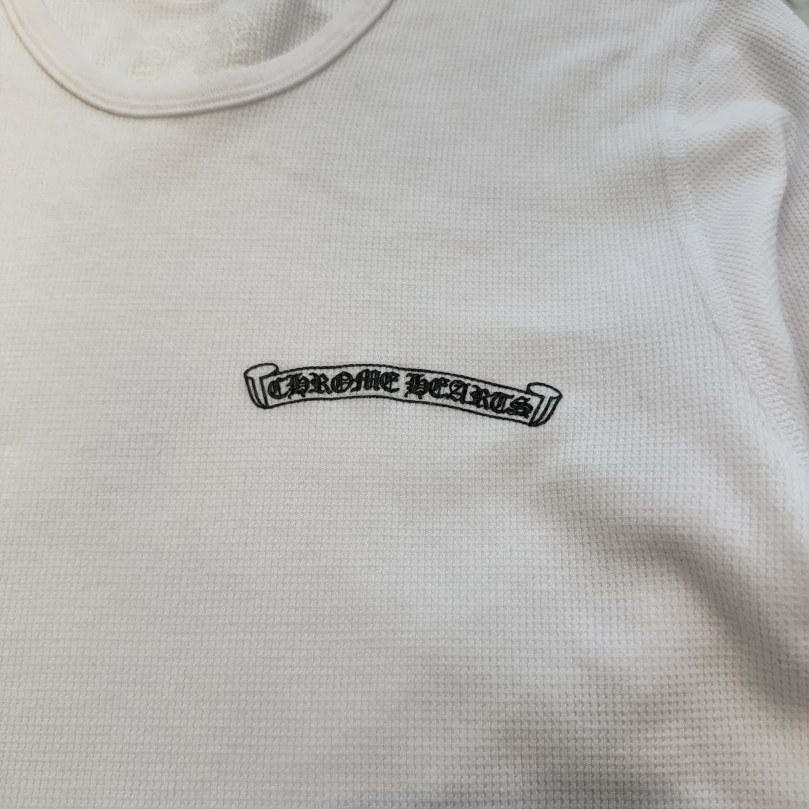 CHROME HEARTS 2025SS Scroll Label Arm Logo Print Thermal Long Sleeve Tee Size L クロムハーツ スクロールラベル アームロゴプリント  サーマル ロングスリーブ Tシャツ サイズL
