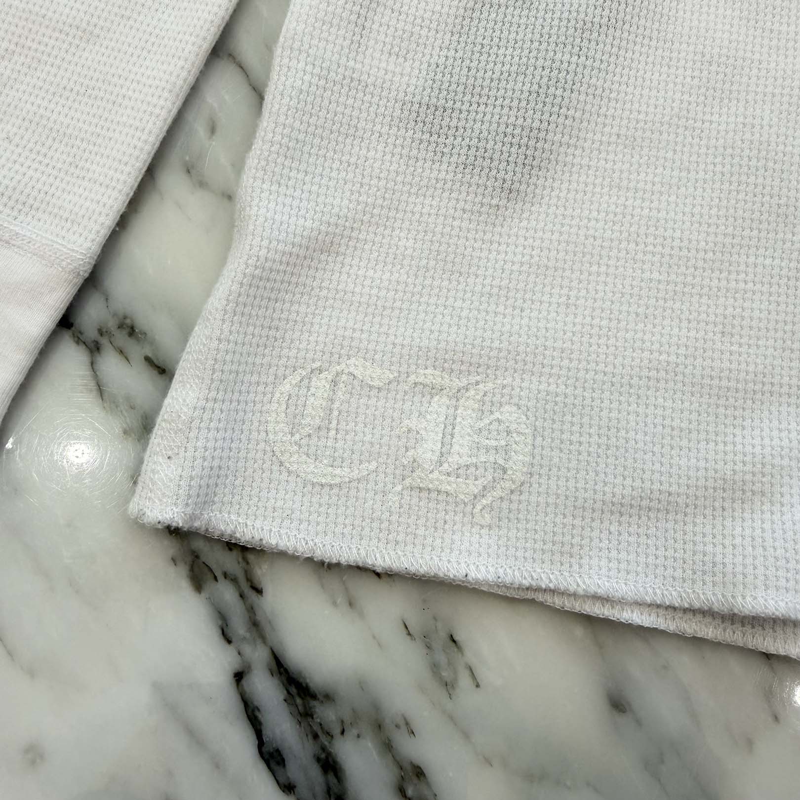 CHROME HEARTS 2025SS Scroll Label Arm Logo Print Thermal Long Sleeve Tee Size L クロムハーツ スクロールラベル アームロゴプリント  サーマル ロングスリーブ Tシャツ サイズL