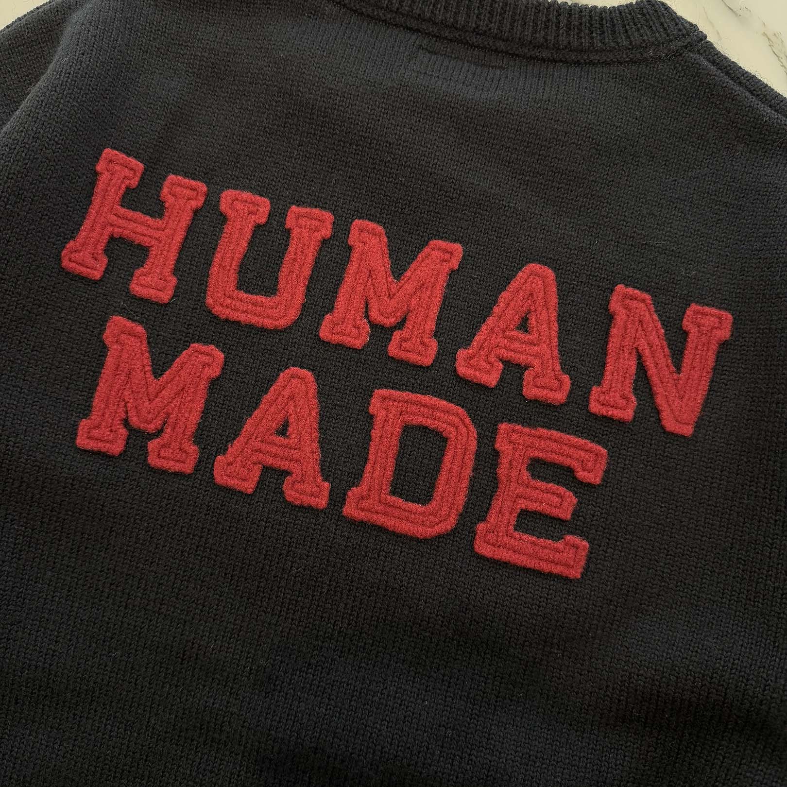 HUMAN MADE 2025AW Sports Knit Wool Sweater HM30CS032 Size L ヒューマンメイド スポーツニット ウール セーター サイズL