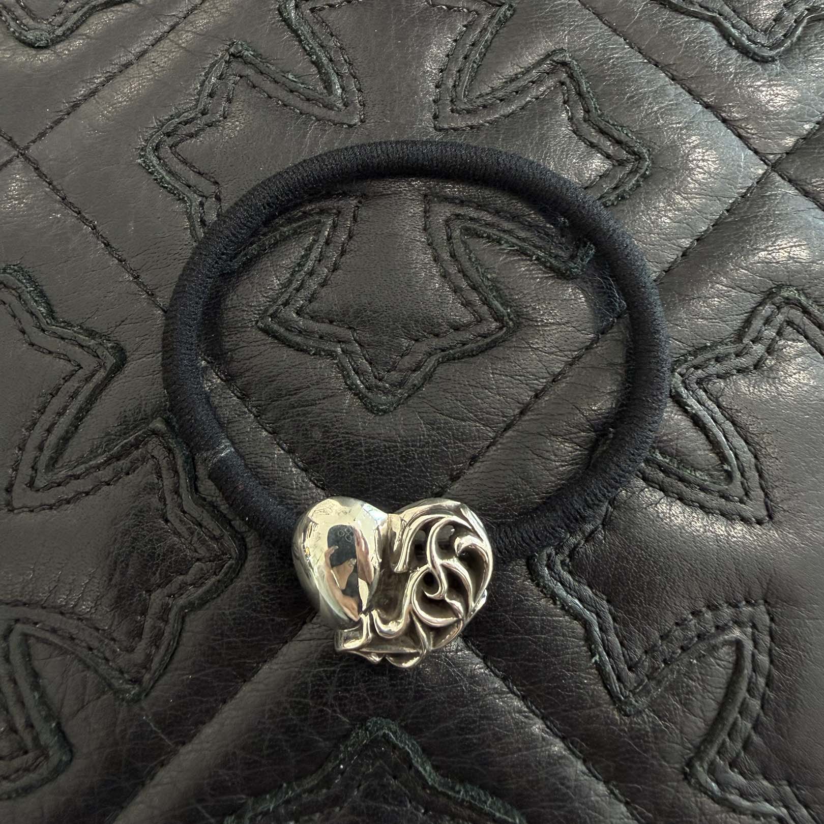 CHROME HEARTS VINY HEART HAIR BAND クロムハーツ ヴィニーハート ヘアバンド