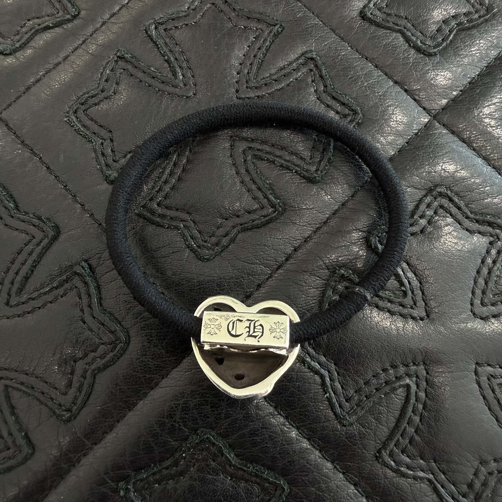 CHROME HEARTS VINY HEART HAIR BAND クロムハーツ ヴィニーハート ヘアバンド