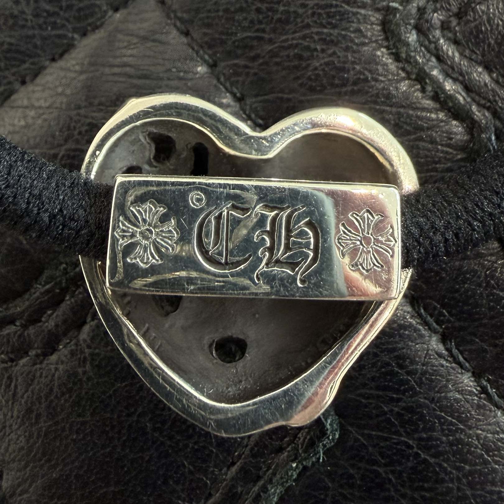 CHROME HEARTS VINY HEART HAIR BAND クロムハーツ ヴィニーハート
