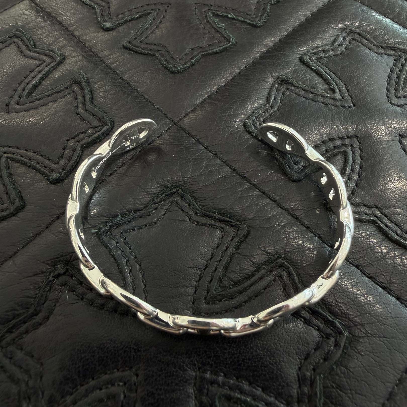 HERMES Chaine d’Ancre Enchainee MM Bangle Size SH エルメス シェーヌダンクル アンシェネ MM バングル サイズSH