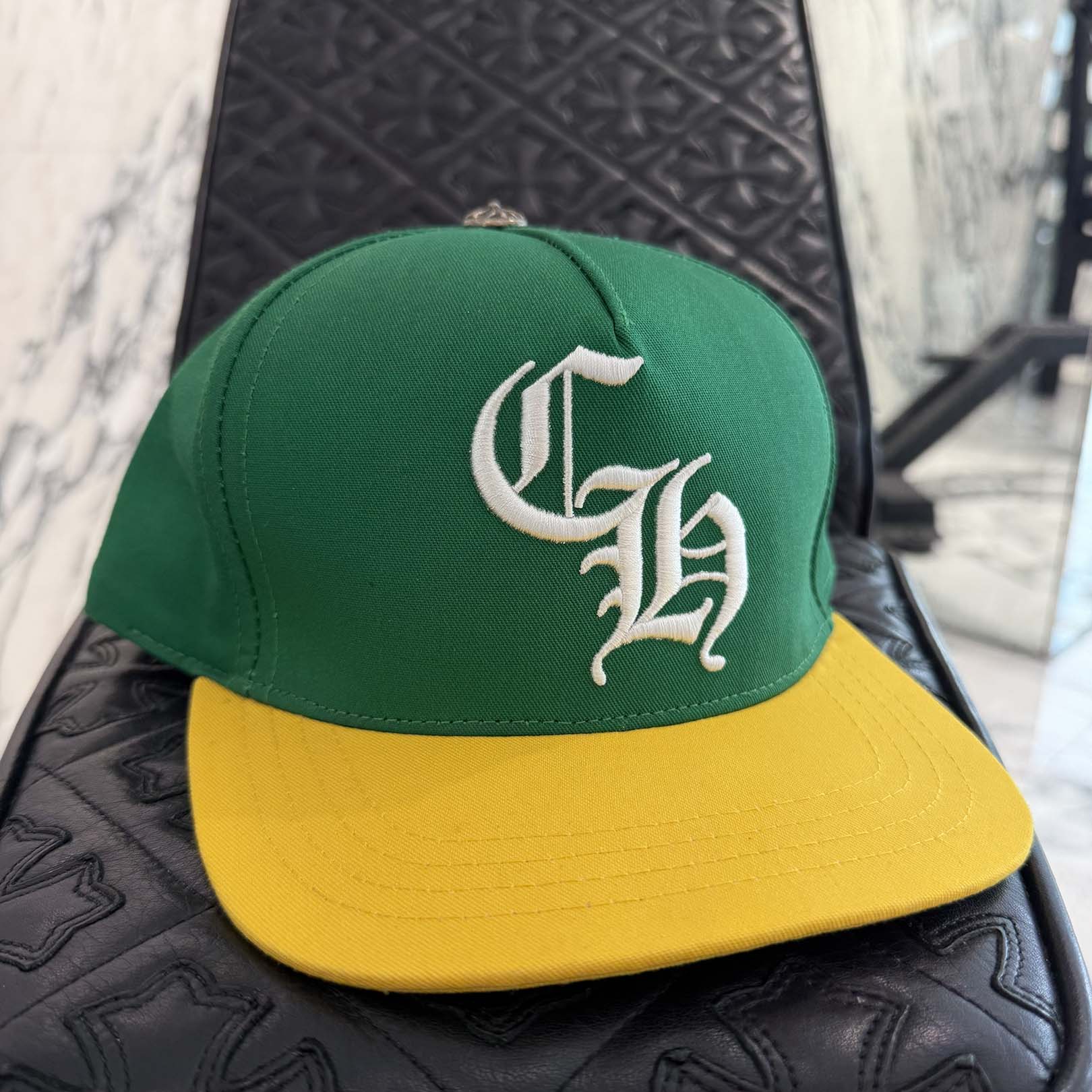 CHROME HEARTS CH Logo Embroidery Trucker Cap Size ONE SIZE (53-60) クロムハーツ CHロゴ刺繍 トラッカーキャップ サイズONE SIZE (53-60)