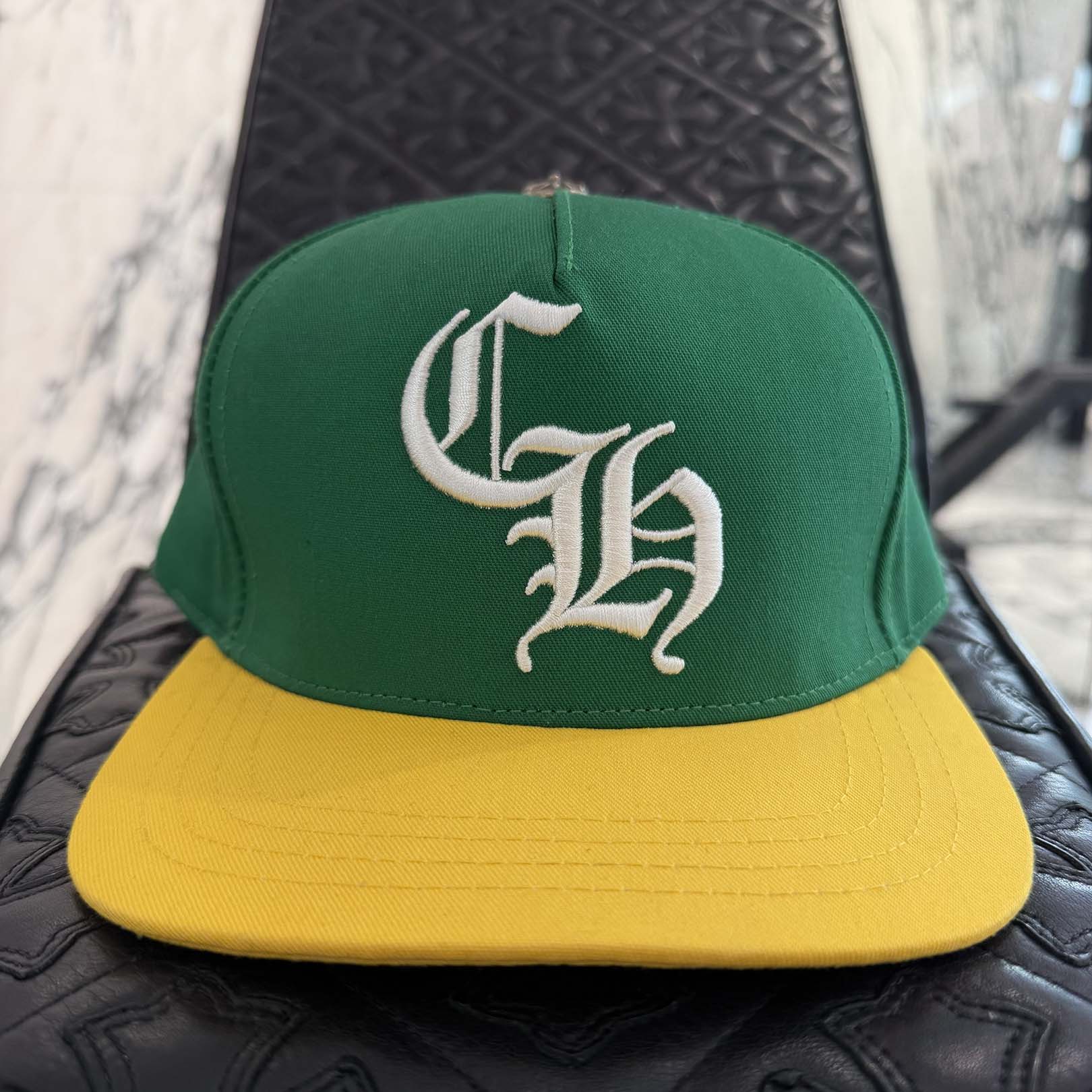 CHROME HEARTS CH Logo Embroidery Trucker Cap Size ONE SIZE (53-60) クロムハーツ CHロゴ刺繍 トラッカーキャップ サイズONE SIZE (53-60)