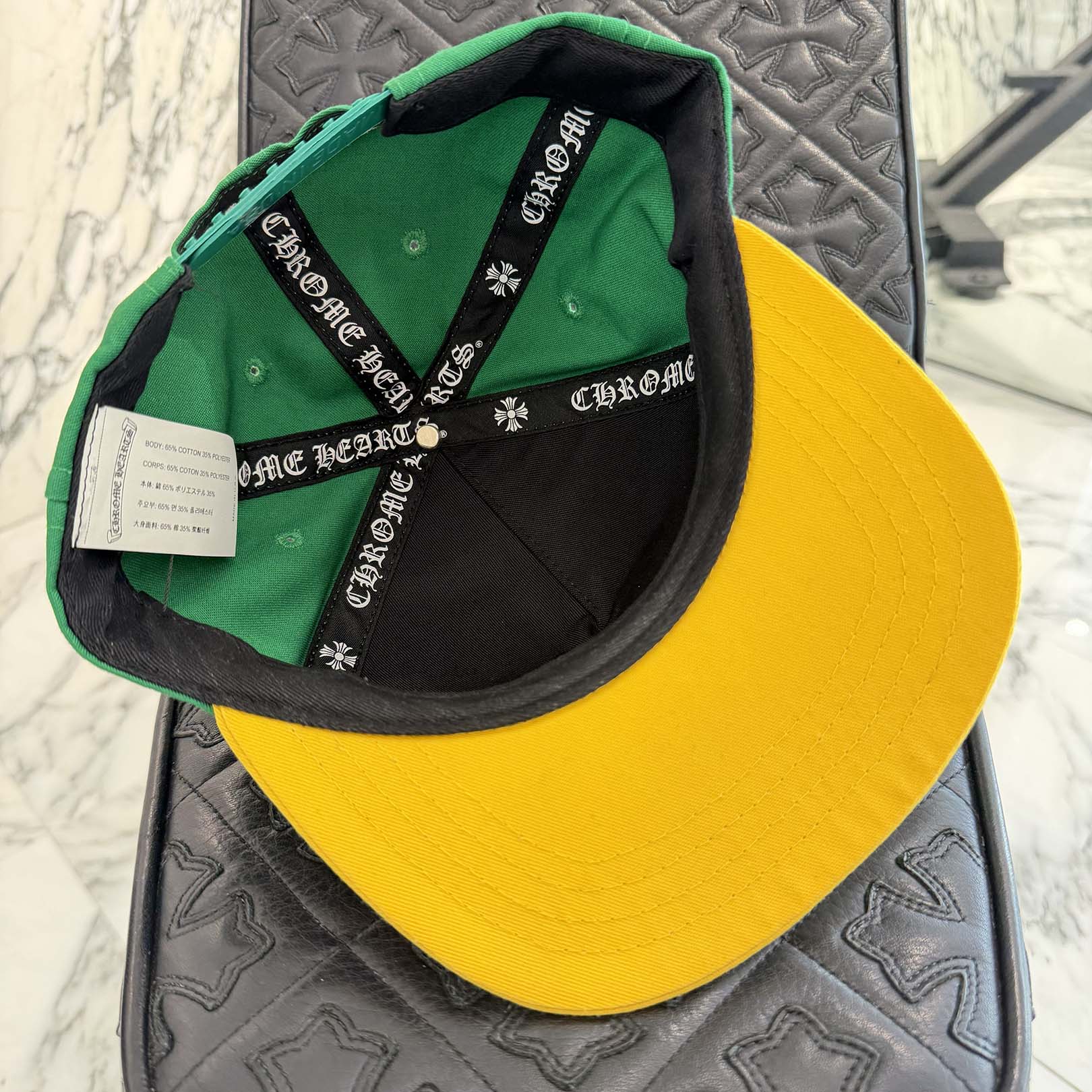 CHROME HEARTS CH Logo Embroidery Trucker Cap Size ONE SIZE (53-60) クロムハーツ CHロゴ刺繍 トラッカーキャップ サイズONE SIZE (53-60)