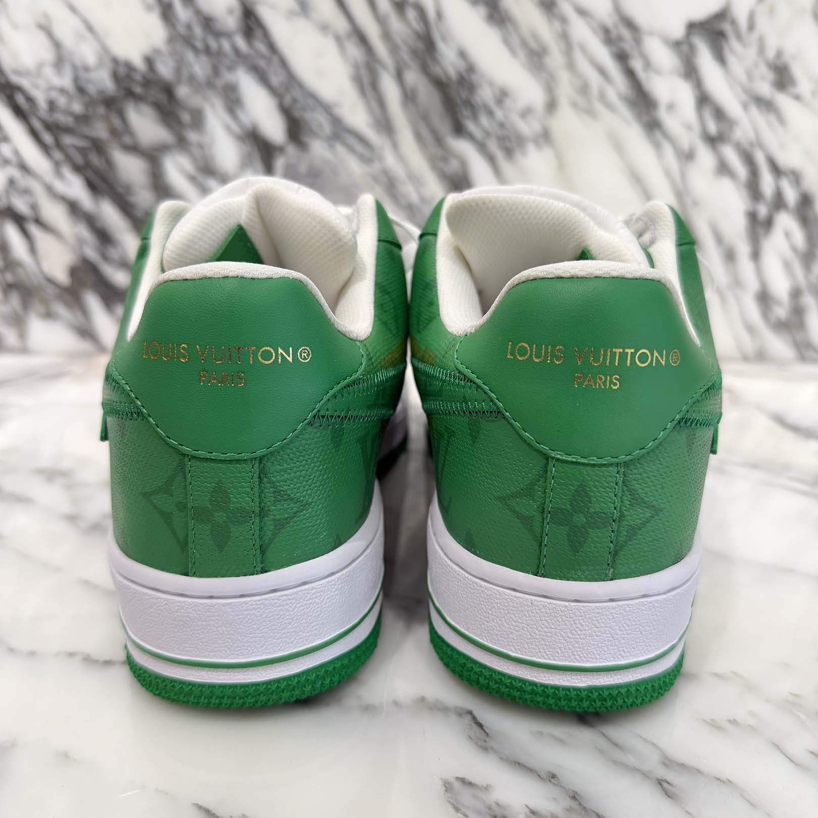 LOUIS VUITTON × NIKE 2022SS Air Force 1 Low Sneaker by Virgil Abloh 1A9V9U Size US7 1/2 (25.5cm) ルイヴィトン × ナイキ エア フォース 1 ロー スニーカー ヴァージル・アブロー モデル US7 1/2 (25.5cm)