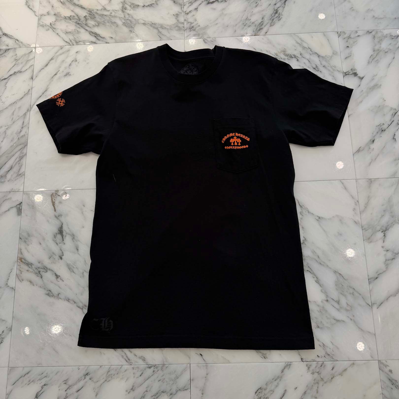 CHROME HEARTS King Taco 3 Cemetery Cross Print Short Sleeve Tee Size L クロムハーツ キングタコ 3 セメタリークロス プリント ショートスリーブ Tシャツ サイズL