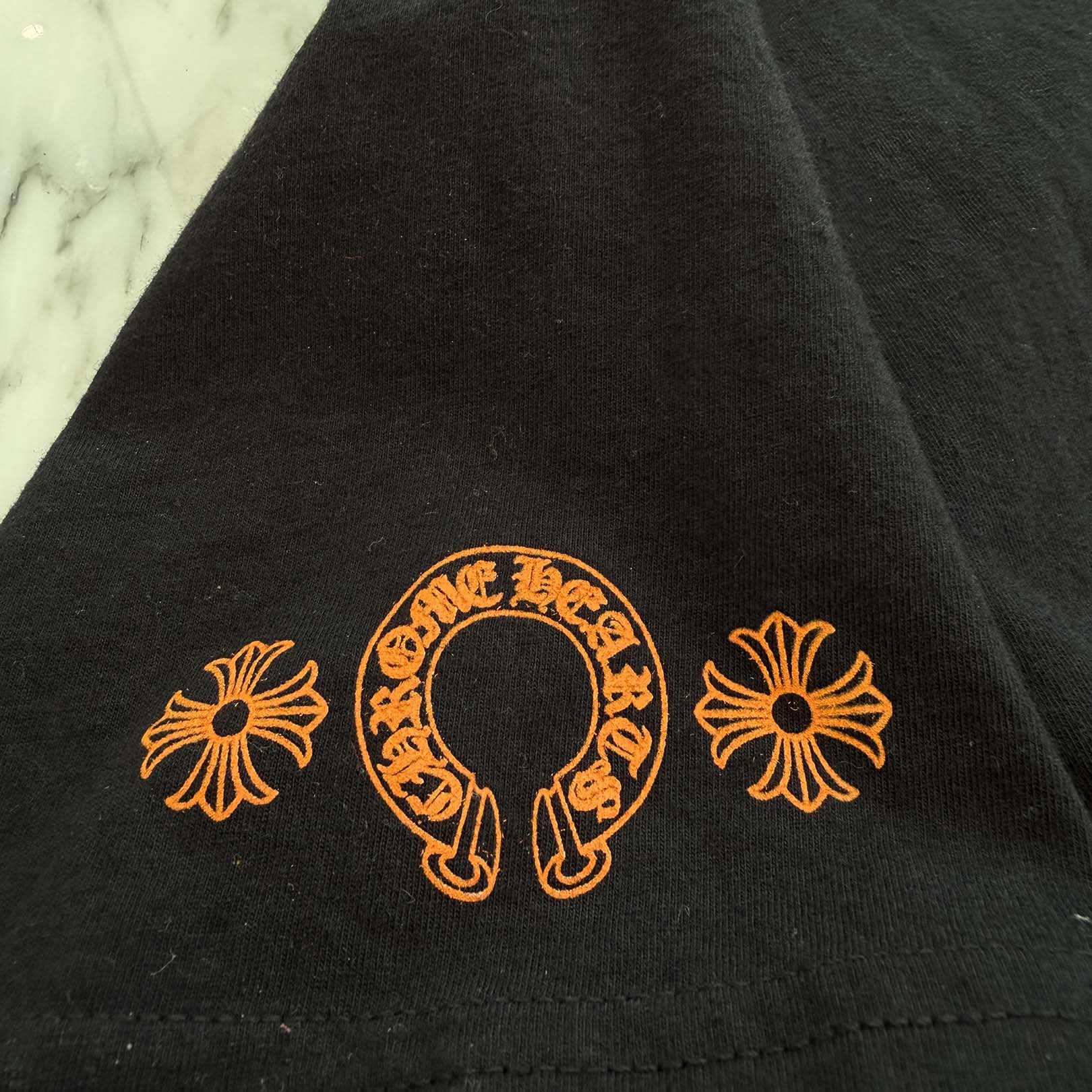 CHROME HEARTS King Taco 3 Cemetery Cross Print Short Sleeve Tee Size L クロムハーツ キングタコ 3 セメタリークロス プリント ショートスリーブ Tシャツ サイズL