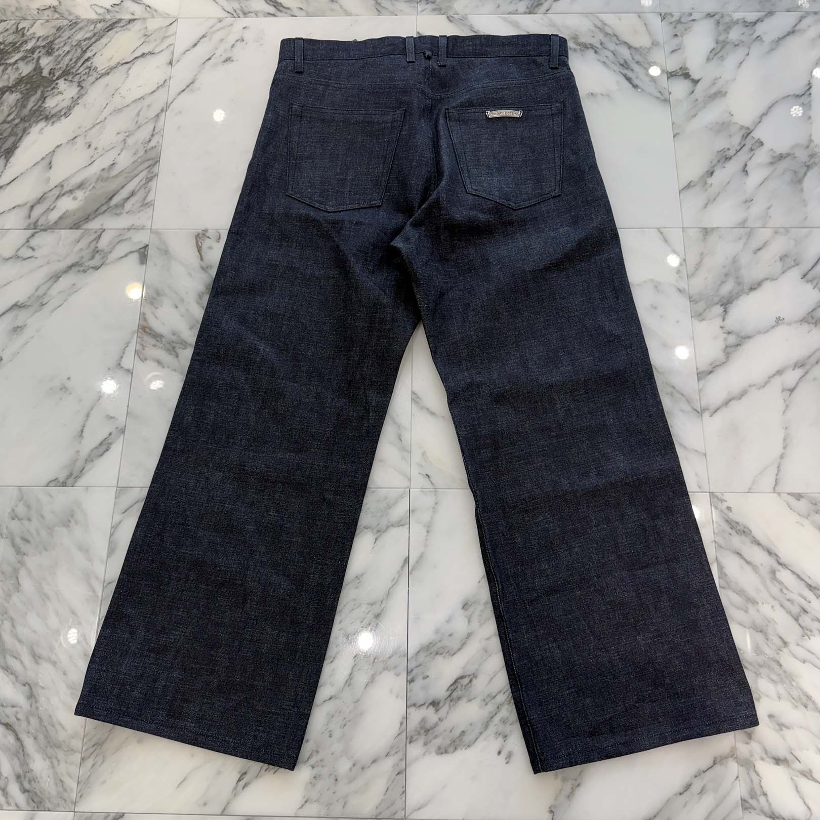 CHROME HEARTS KS FIT Cross Ball Button Denim Pants Size 34 クロム