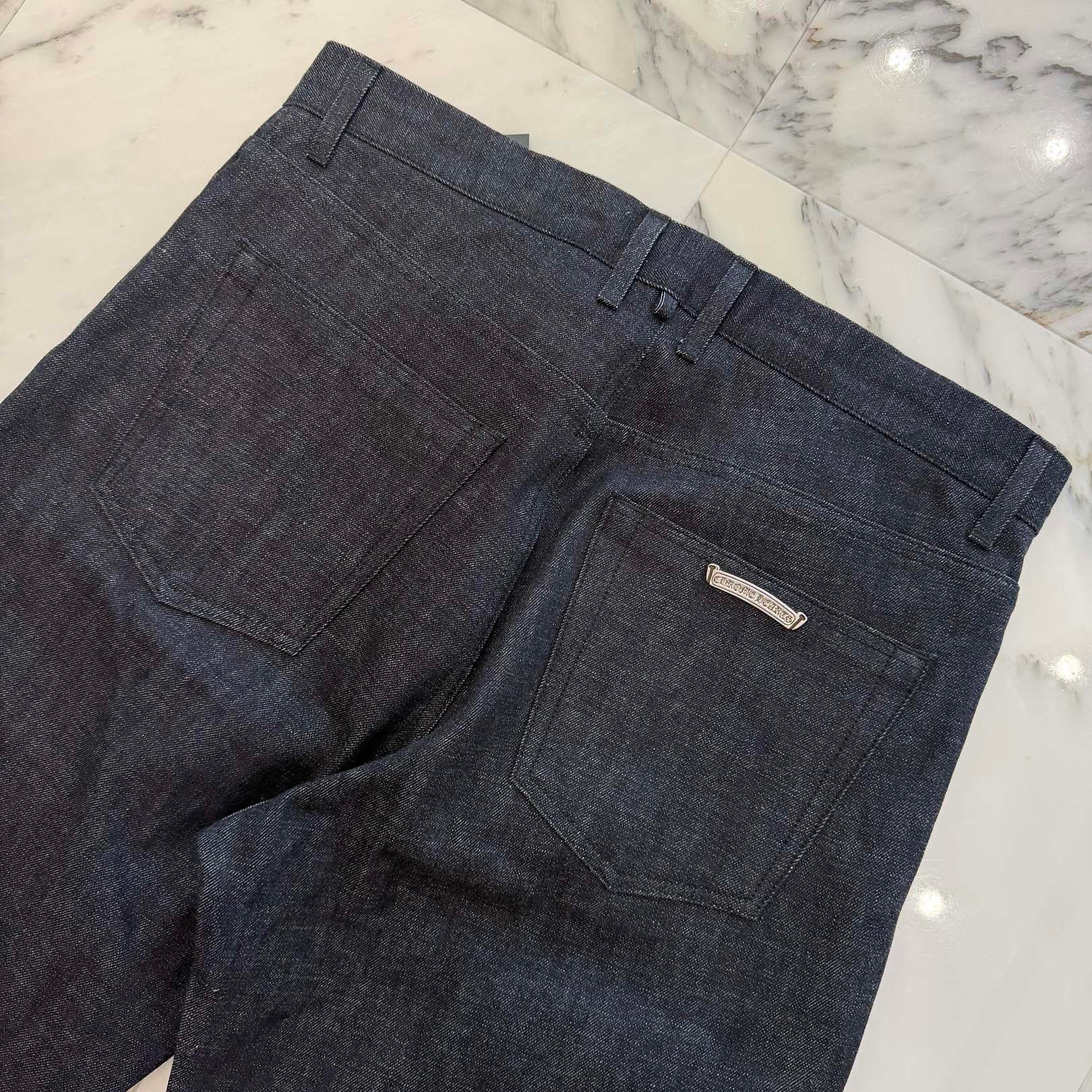 CHROME HEARTS KS FIT Cross Ball Button Denim Pants Size 34 クロム
