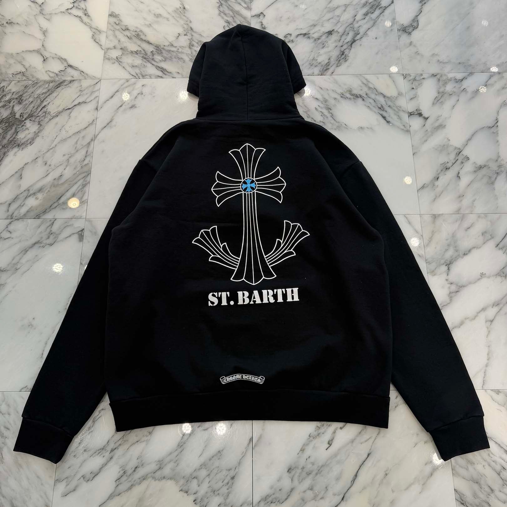 CHROME HEARTS St. Barth Limited CH Plus Pullover Hoodie Size L クロムハーツ セントバース 限定 CHプラス プルオーバーフーディ サイズL