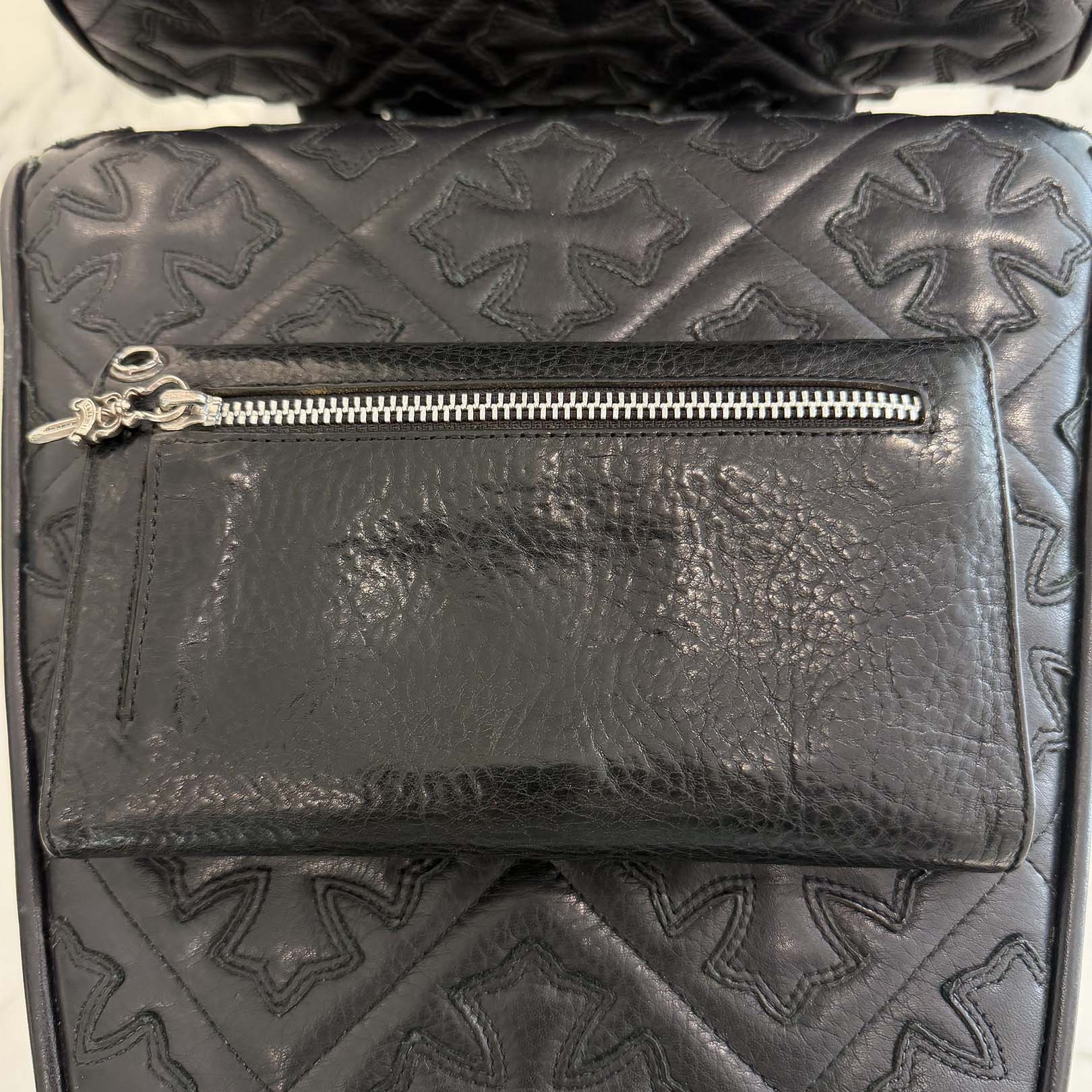 CHROME HEARTS Wave Cross Ball Wallet クロムハーツ ウェーブクロスボール ウォレット