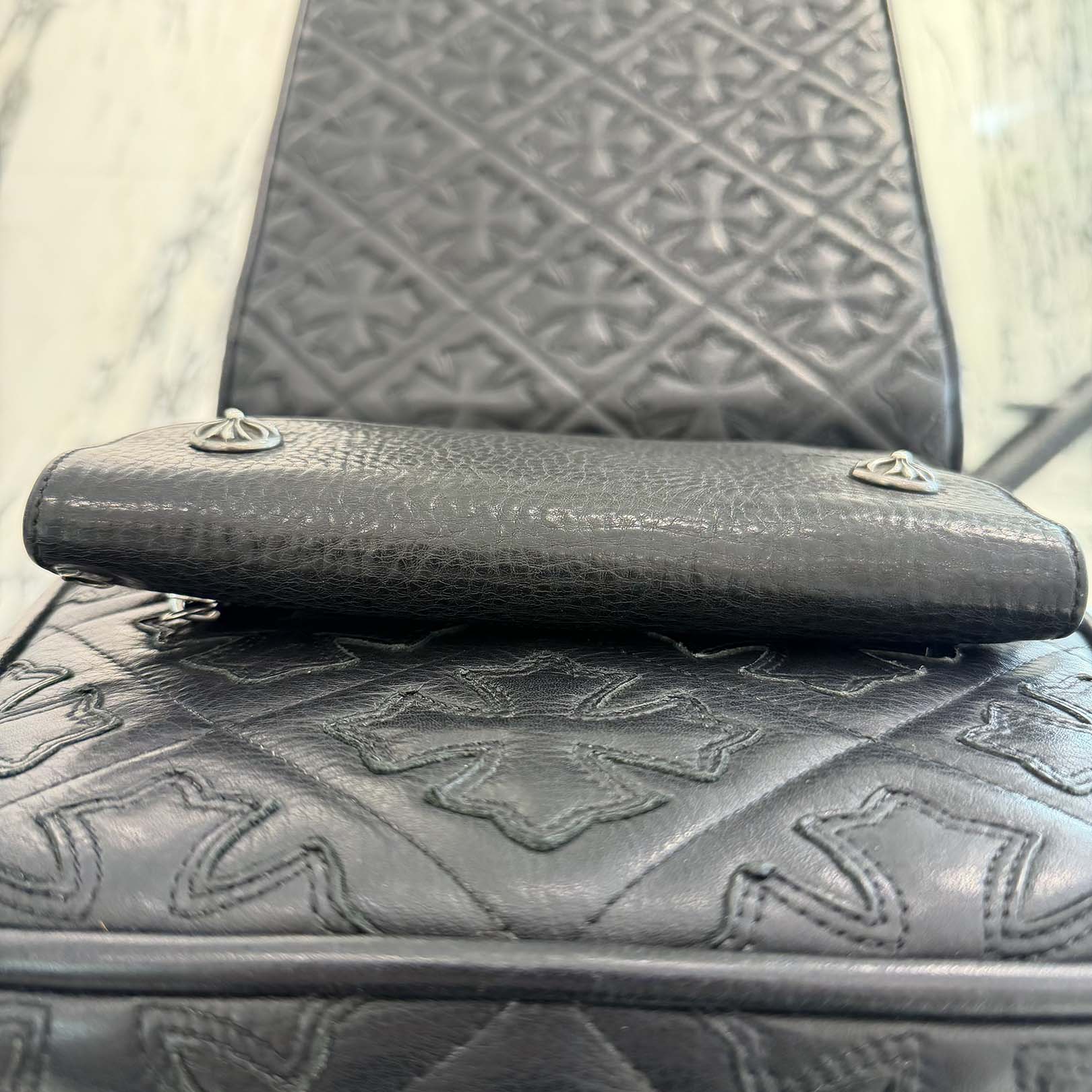 CHROME HEARTS Wave Cross Ball Wallet クロムハーツ ウェーブクロスボール ウォレット