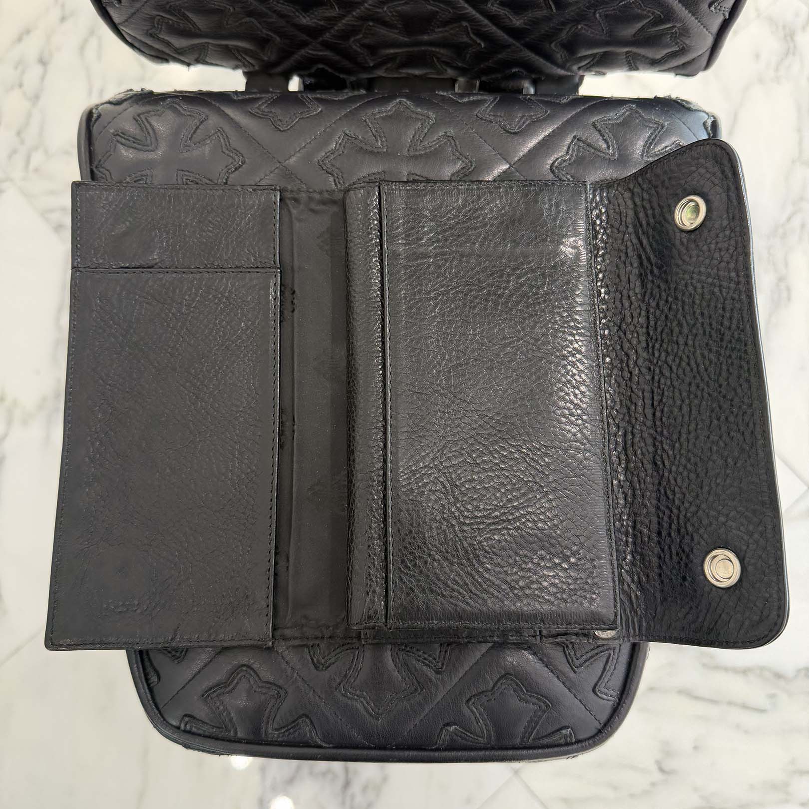 CHROME HEARTS Wave Cross Ball Wallet クロムハーツ ウェーブクロスボール ウォレット