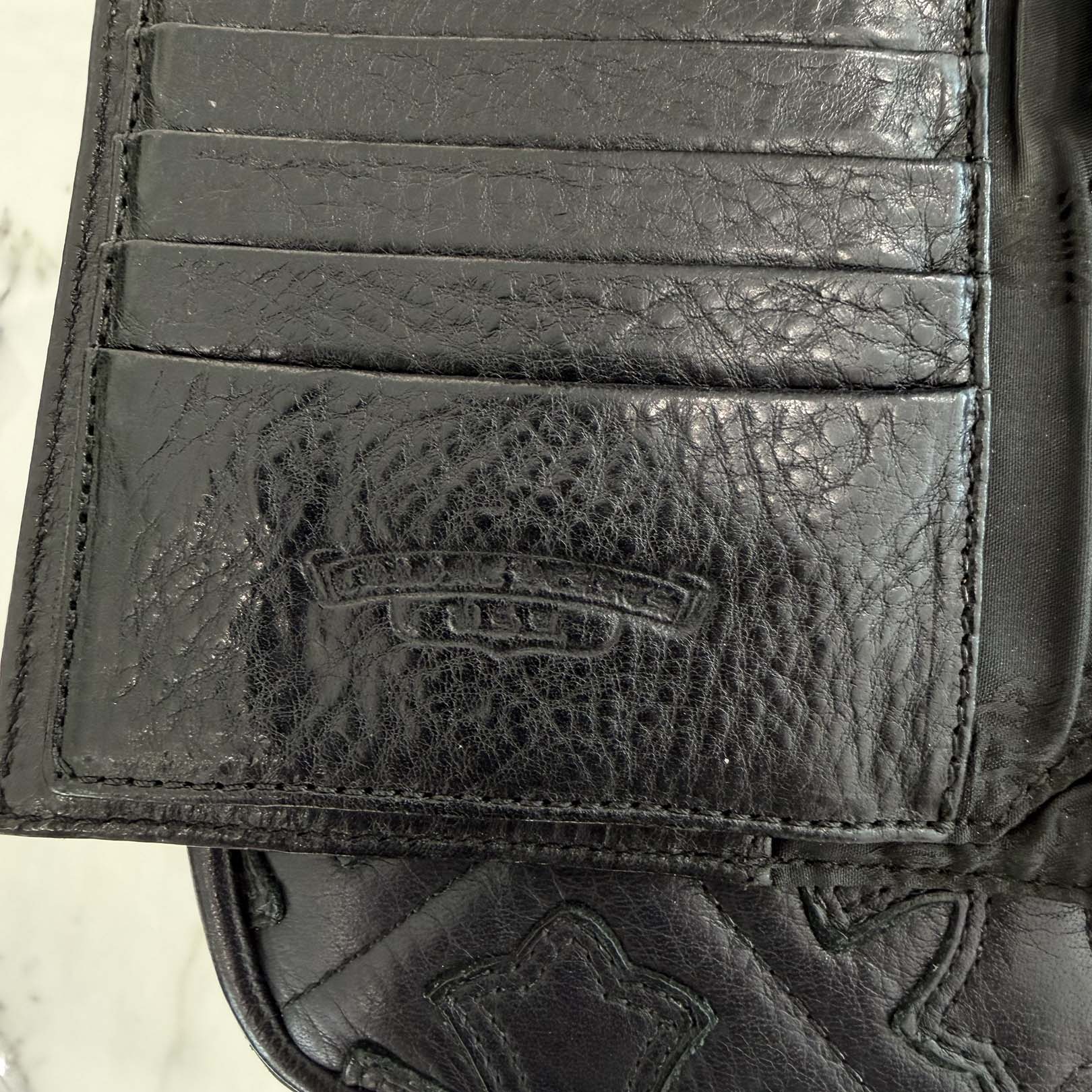 CHROME HEARTS Wave Cross Ball Wallet クロムハーツ ウェーブクロスボール ウォレット
