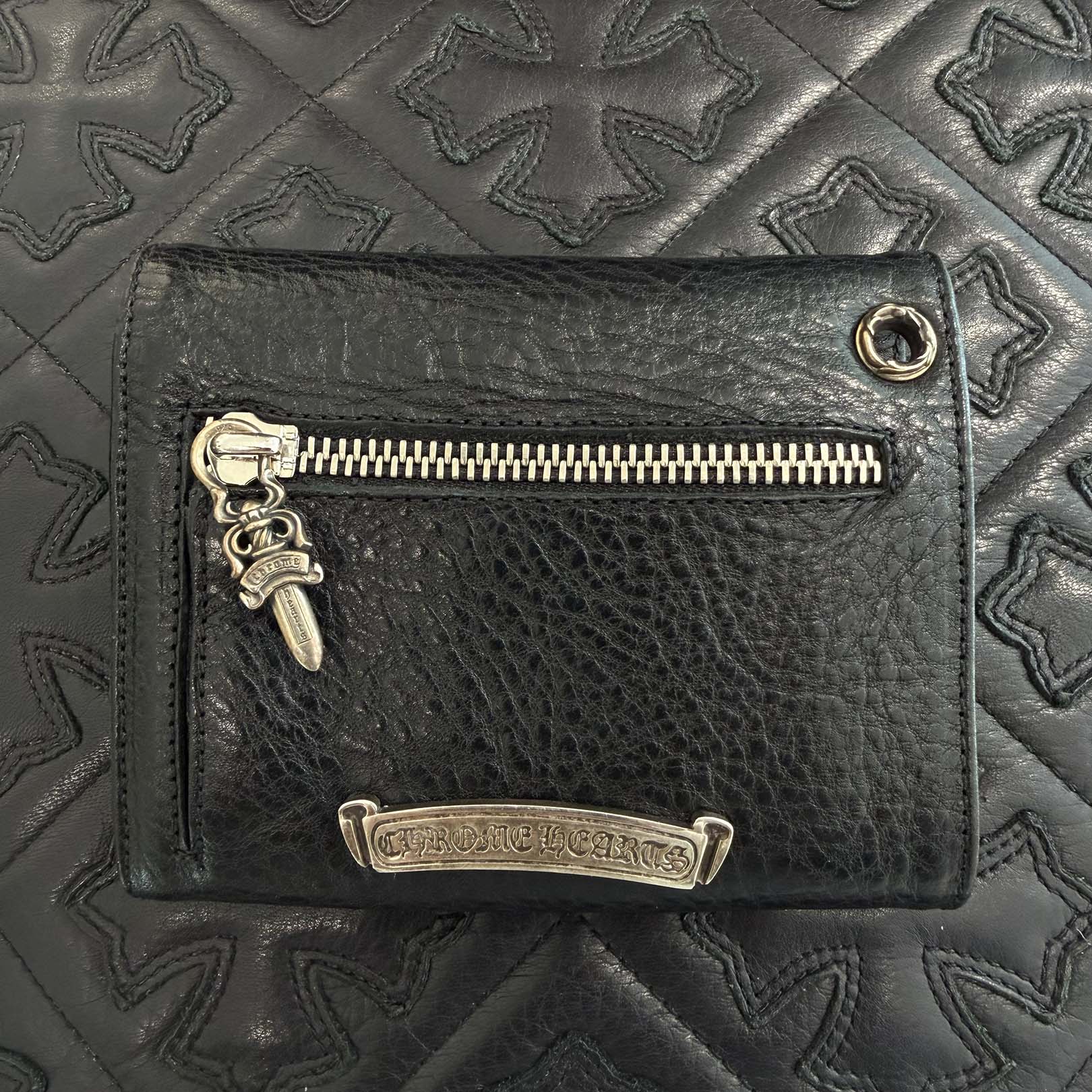 CHROME HEARTS Wave Mini Cross Ball Wallet クロムハーツ ウェーブ ミニ クロスボール ウォレット