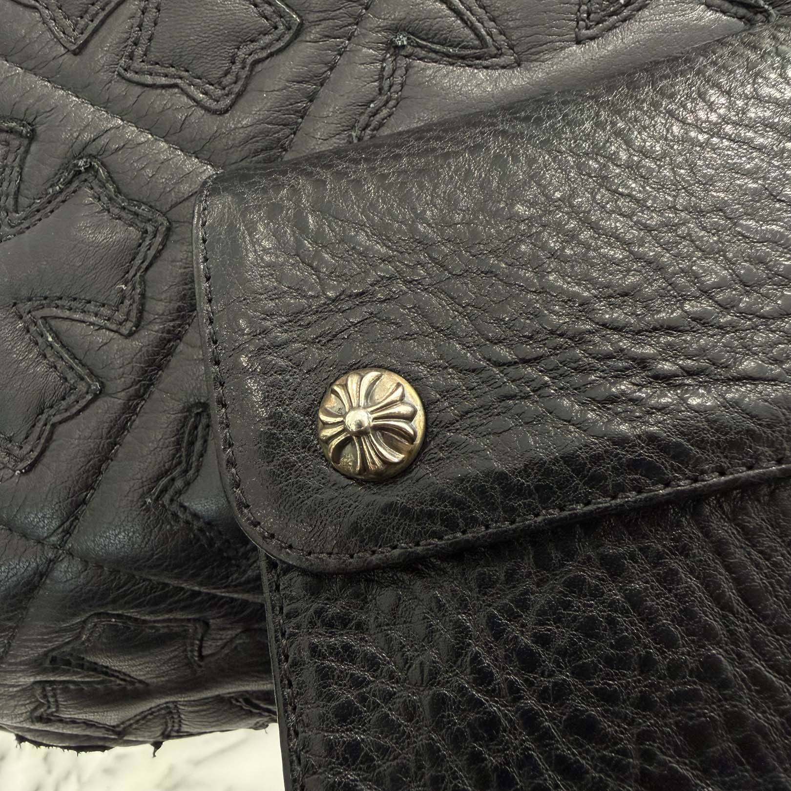 CHROME HEARTS Wave Mini Cross Ball Wallet クロムハーツ ウェーブ ミニ クロスボール ウォレット