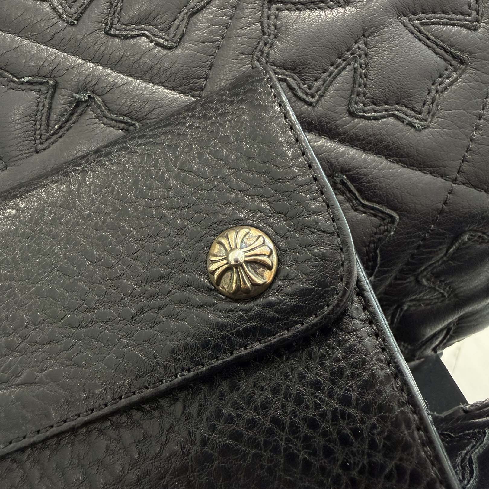 CHROME HEARTS Wave Mini Cross Ball Wallet クロムハーツ ウェーブ ミニ クロスボール ウォレット