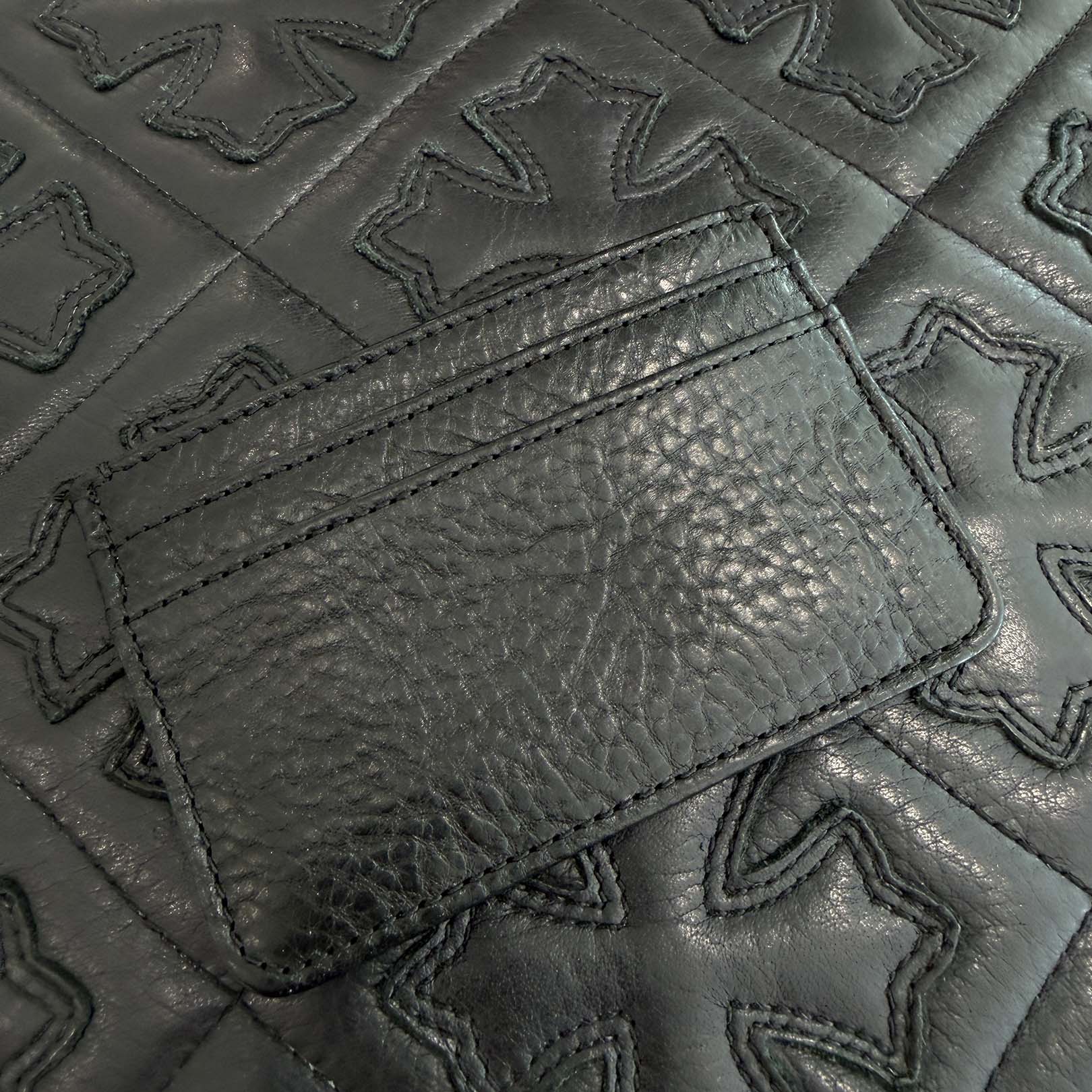 CHROME HEARTS Scroll Double Side Leather Card Case クロムハーツ スクロール ダブルサイド レザーカードケース