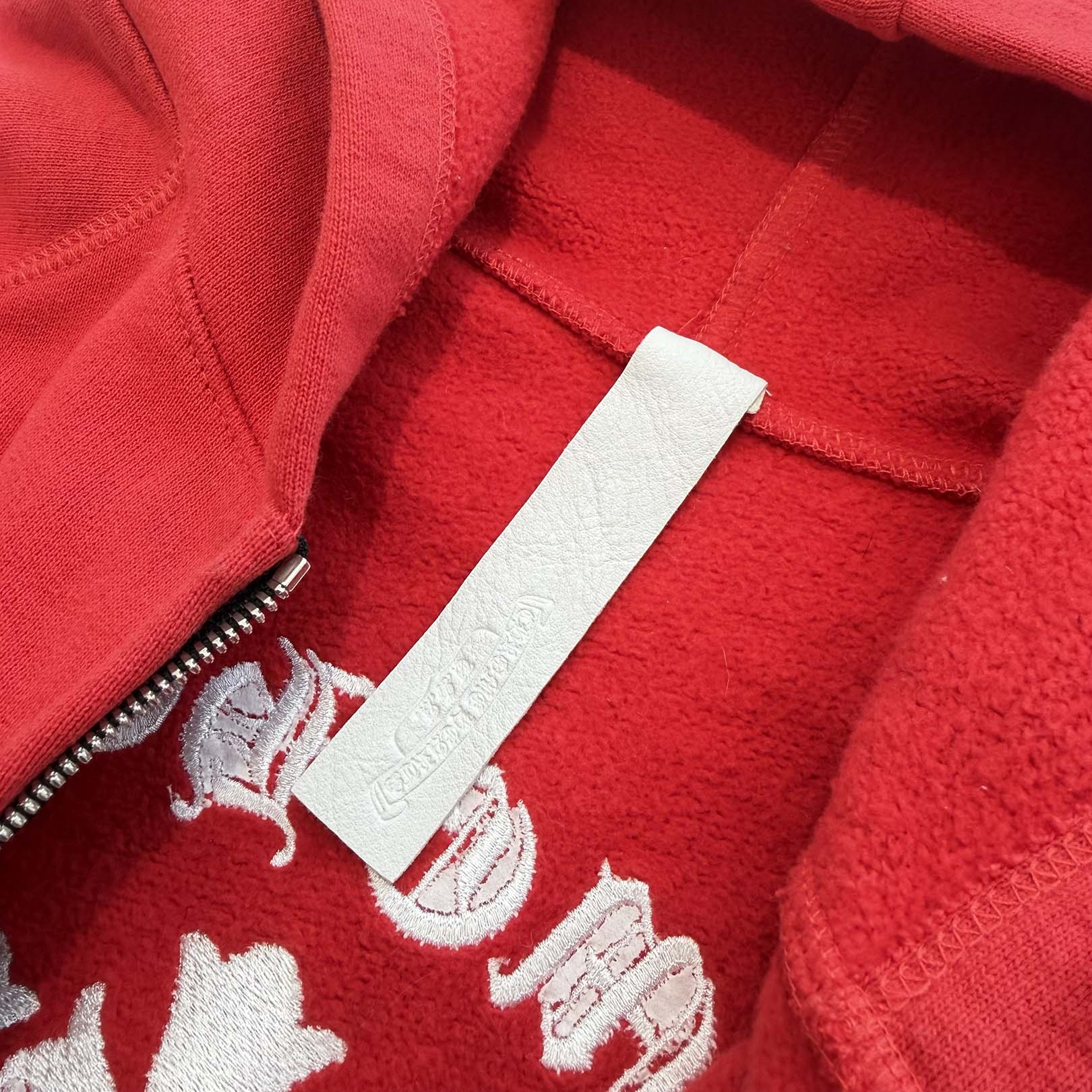 CHROME HEARTS Y NOY King Taco 3 Cemetery Cross Embroidery Zip Up Hoodie Size L クロムハーツ ワイノット キングタコ 3セメタリークロス刺繍 ジップアップフーディー サイズL