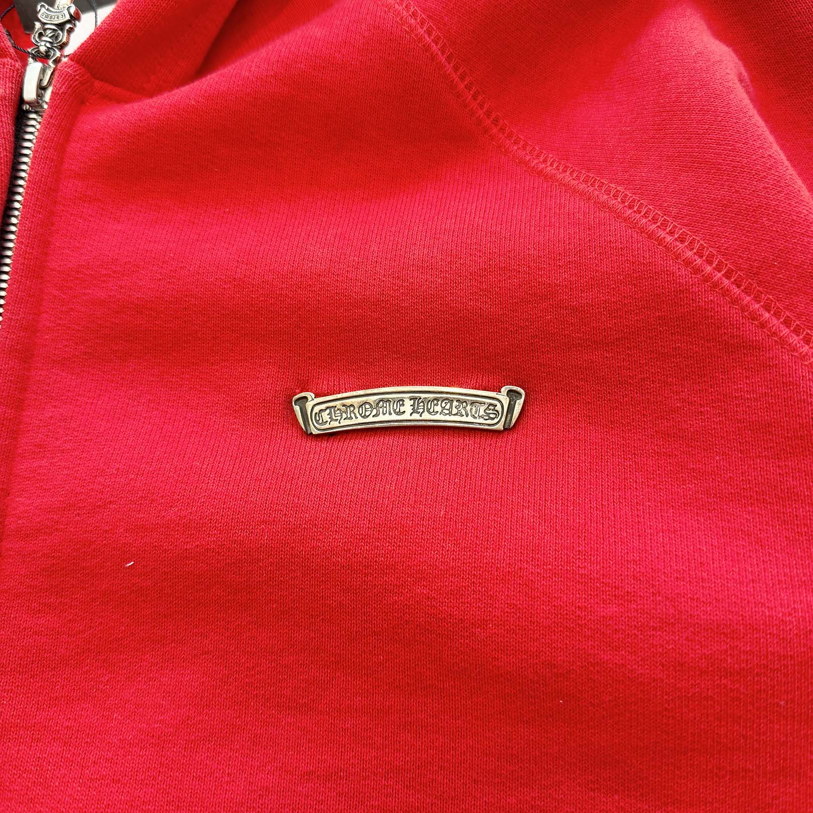 CHROME HEARTS Y NOY King Taco 3 Cemetery Cross Embroidery Zip Up Hoodie Size L クロムハーツ ワイノット キングタコ 3セメタリークロス刺繍 ジップアップフーディー サイズL
