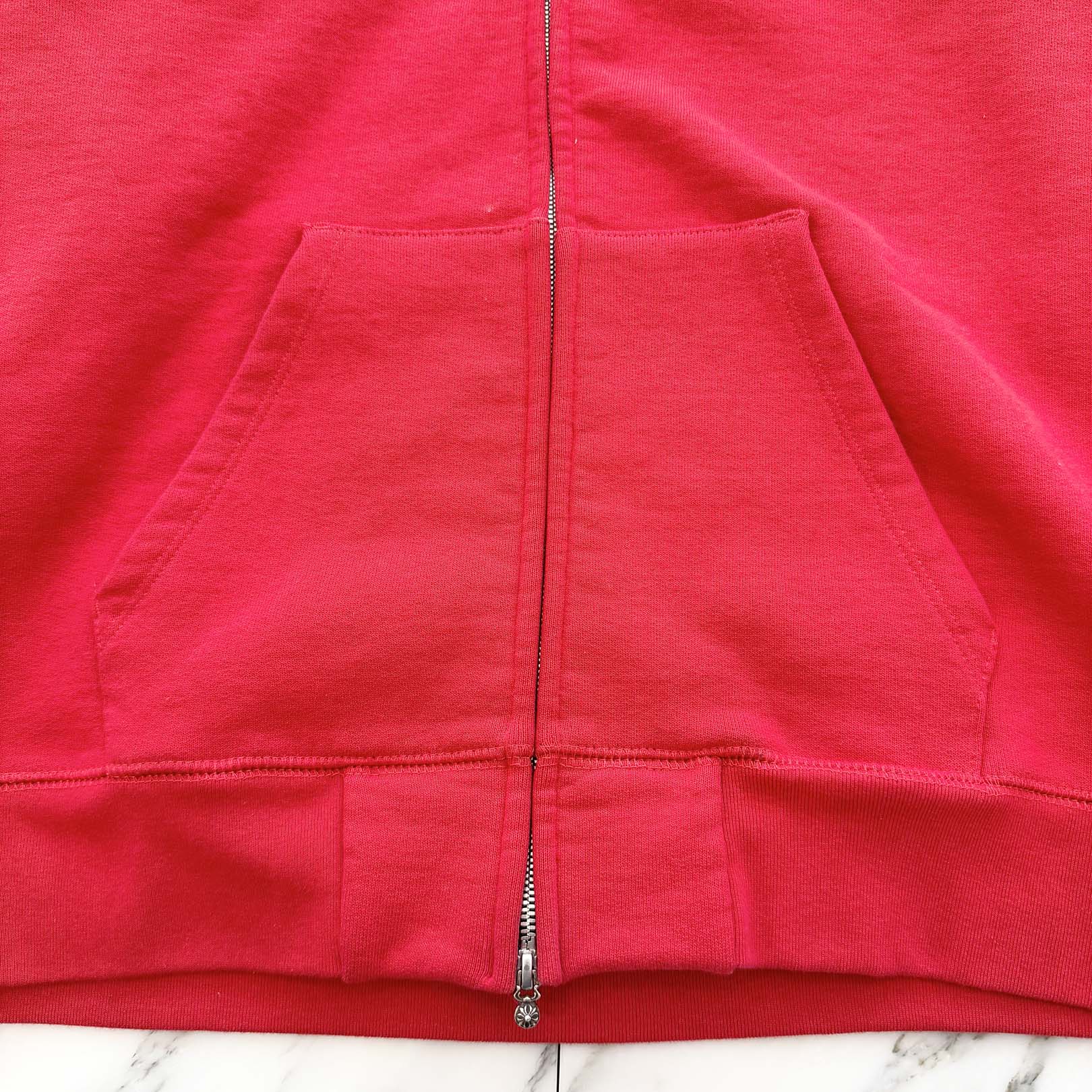 CHROME HEARTS Y NOY King Taco 3 Cemetery Cross Embroidery Zip Up Hoodie Size L クロムハーツ ワイノット キングタコ 3セメタリークロス刺繍 ジップアップフーディー サイズL