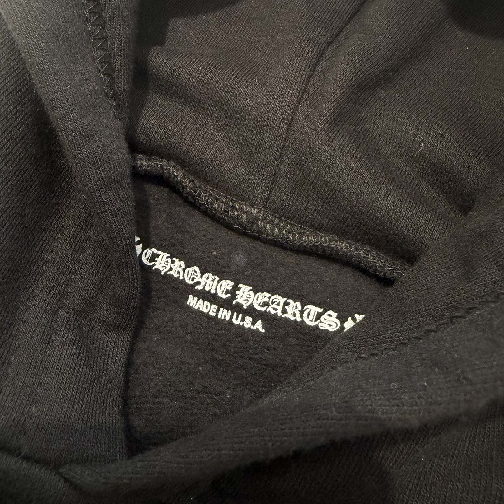CHROME HEARTS × DEADLY DOLL Floral Cross Horseshoe Print Pullover Hoodie Size 6Y クロムハーツ×デッドリードール フローラルクロス ホースシュープリント プルオーバーフーディー サイズ6Y