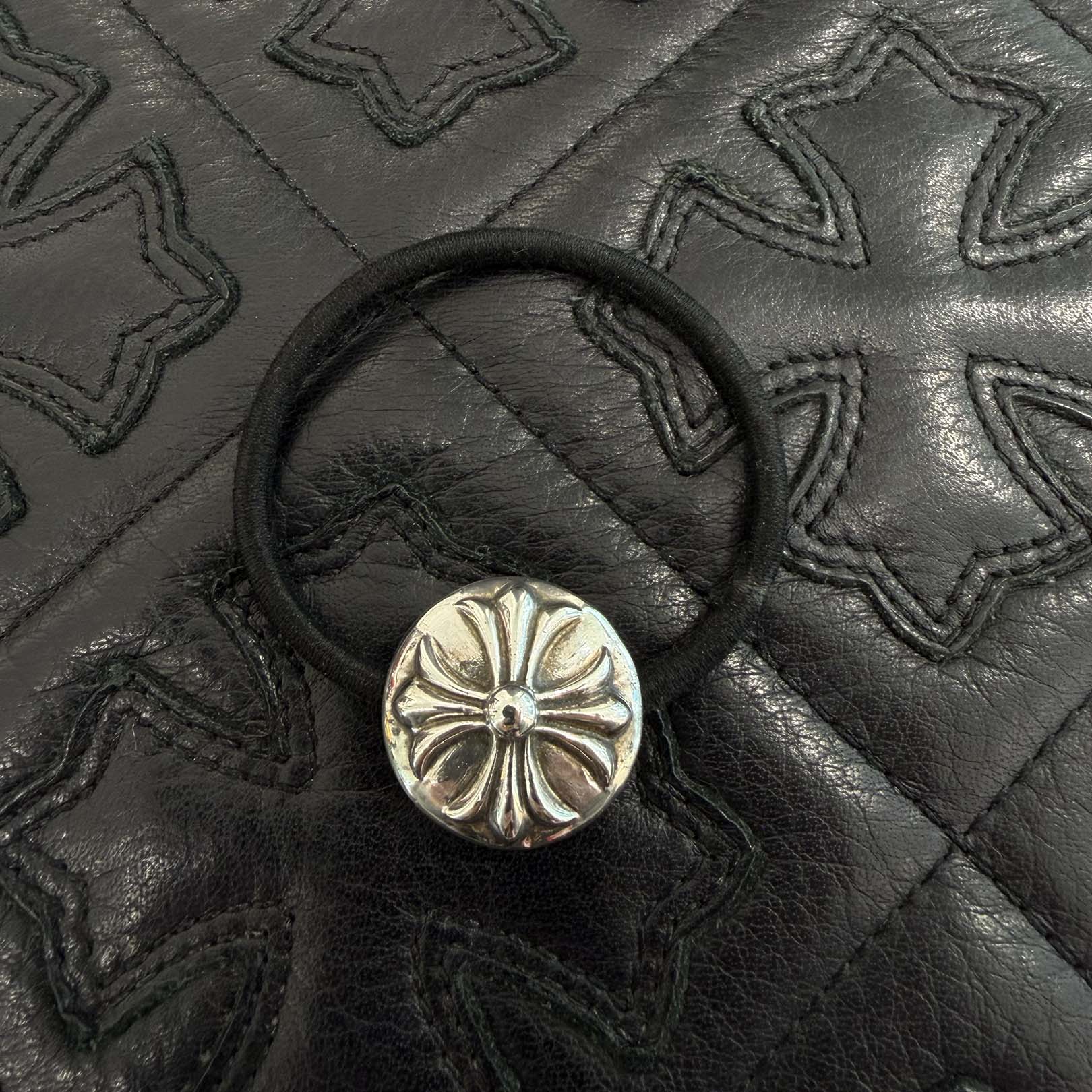 CHROME HEARTS CROSS BALL HAIR BAND クロムハーツ クロスボール ヘア