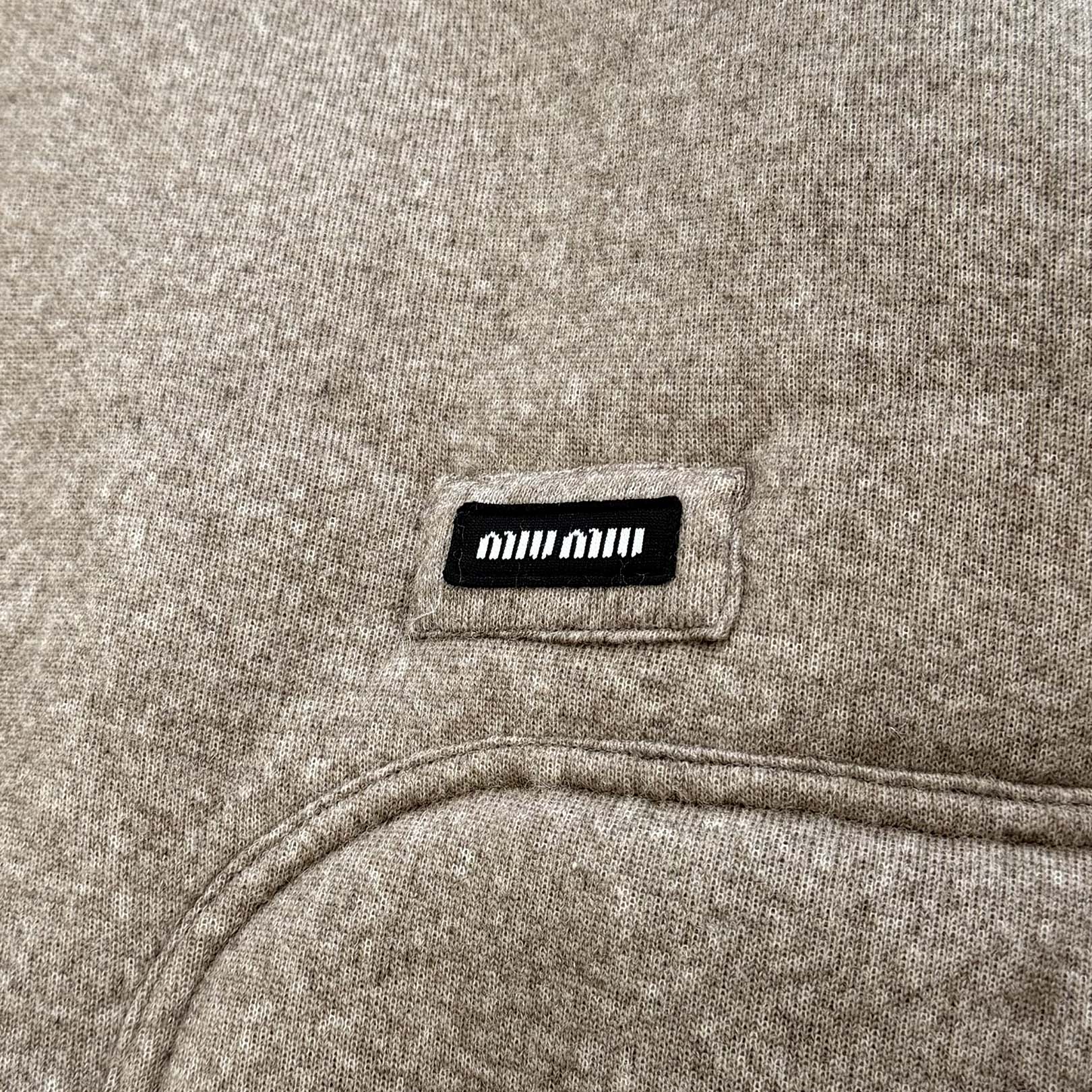 MIU MIU 2025AW Fleece Zip Up Blouson Jacket ML1369_17I1_F0065_S_OOO Size 44 ミュウミュウ フリース ジップアップ ブルゾンジャケット サイズ44