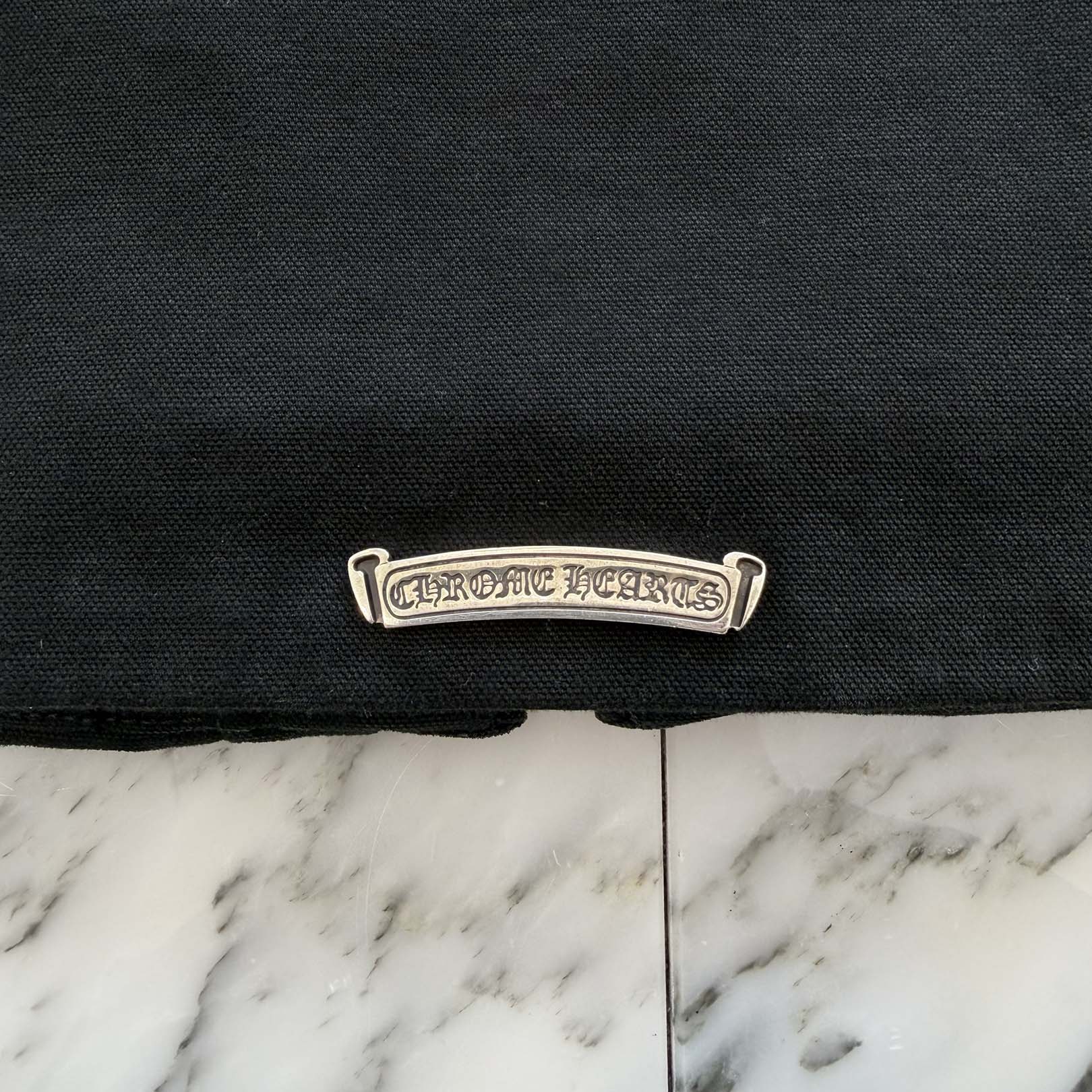 CHROME HEARTS Street Meat Dagger Zip Canvas Work Jacket Size L クロムハーツ ストリートミートダガージップキャンバスワークジャケット サイズL