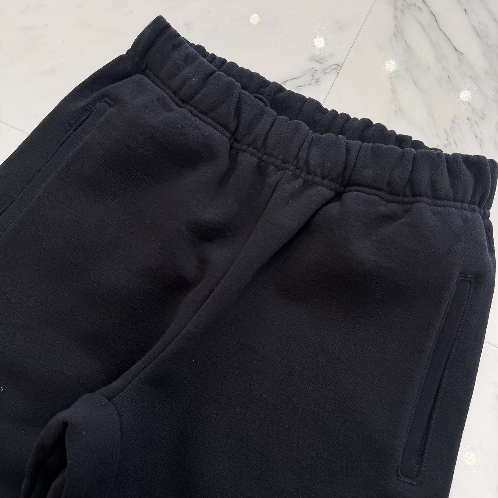 CHROME HEARTS Y NOT 3 Cemetery Cross Leather Patch Sweat Pants Size S クロムハーツ ワイノット 3セメタリークロス レザーパッチ スウェットパンツ サイズS