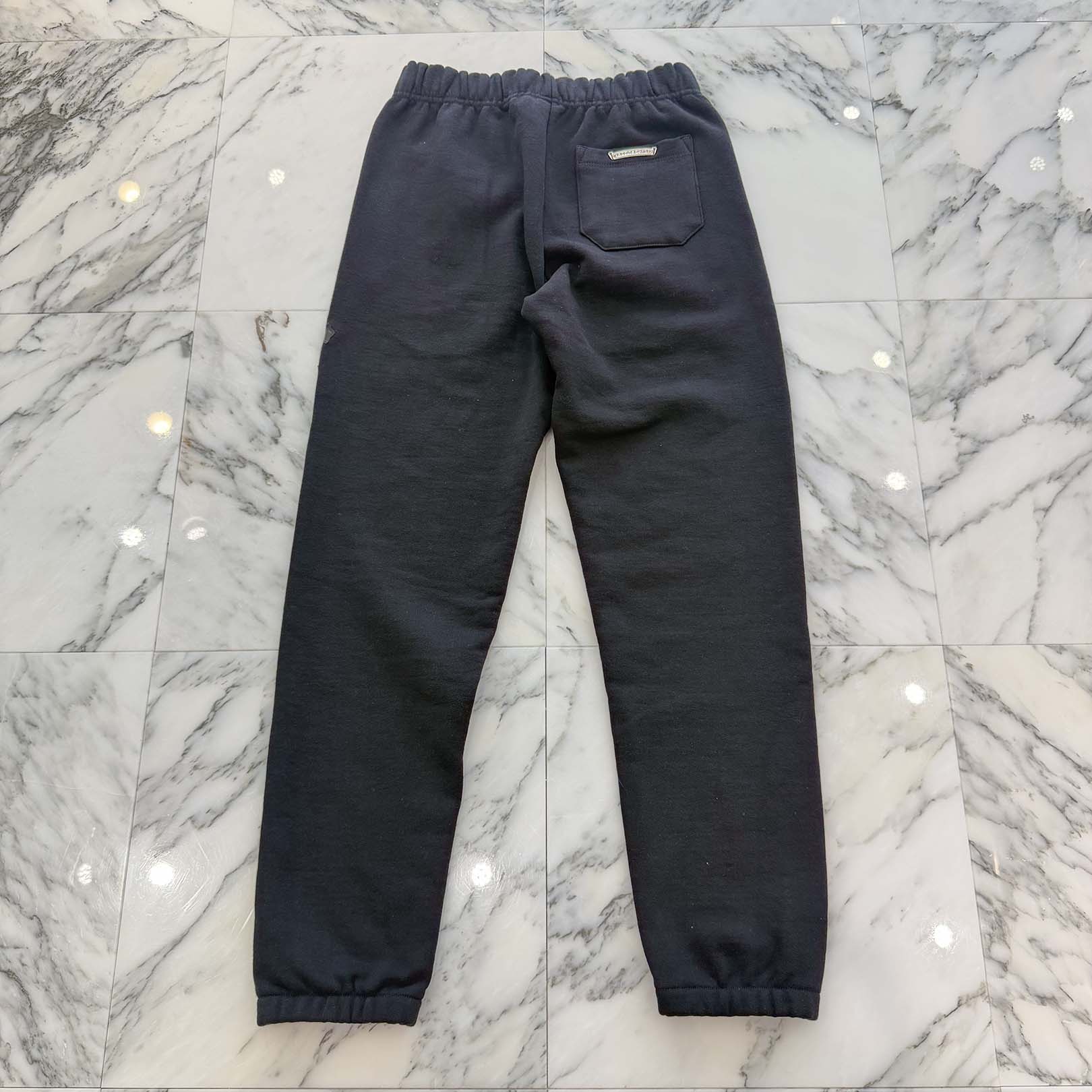 CHROME HEARTS Y NOT 3 Cemetery Cross Leather Patch Sweat Pants Size S クロムハーツ ワイノット 3セメタリークロス レザーパッチ スウェットパンツ サイズS