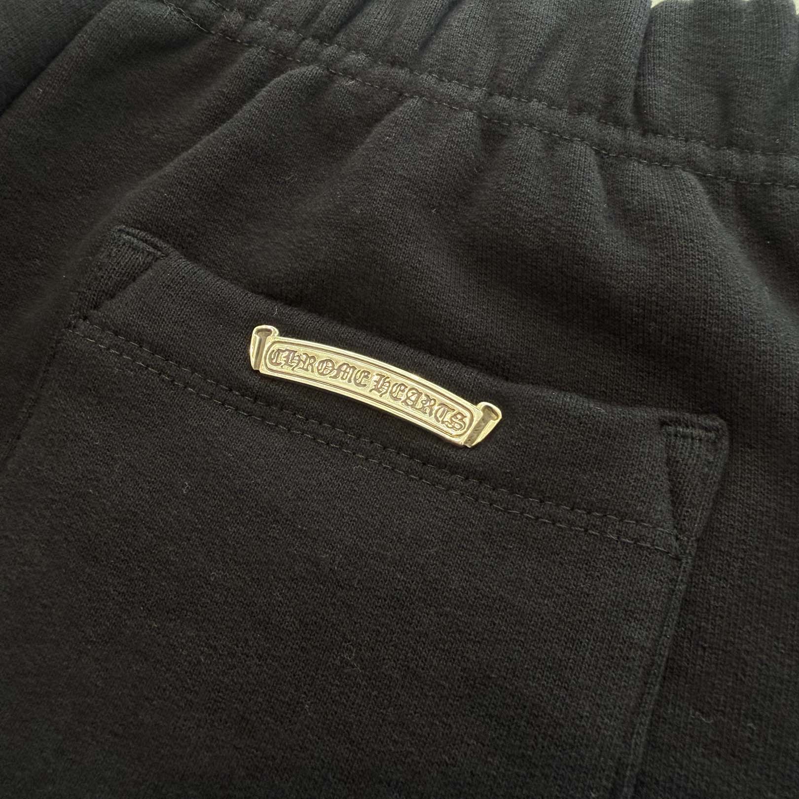 CHROME HEARTS Y NOT 3 Cemetery Cross Leather Patch Sweat Pants Size S クロムハーツ ワイノット 3セメタリークロス レザーパッチ スウェットパンツ サイズS