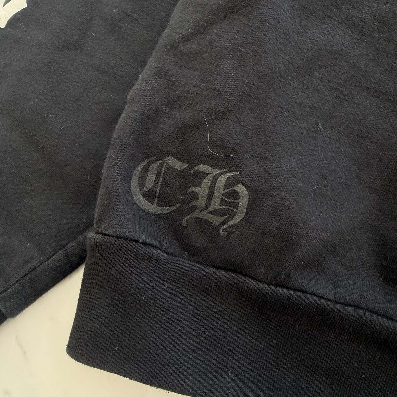 CHROME HEARTS Neck Logo Crewneck Sweatshirt Size L クロムハーツ ネックロゴクルーネックスウェットシャツ サイズL