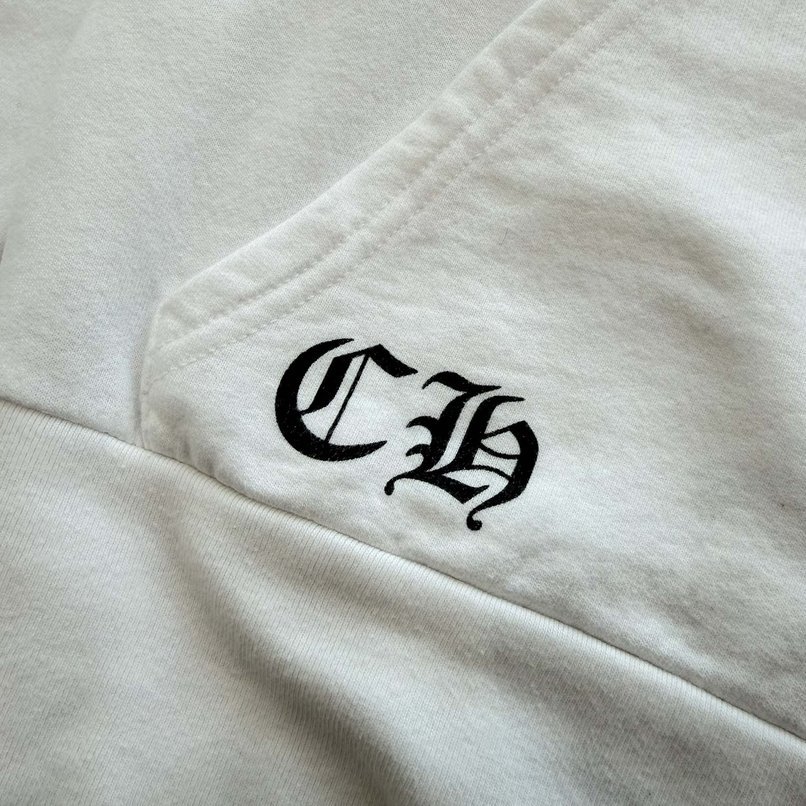 CHROME HEARTS CH Plus Floral Cross Zip Up Hoodie Size L クロムハーツ CHプラス フローラルクロス ジップアップフーディ サイズL