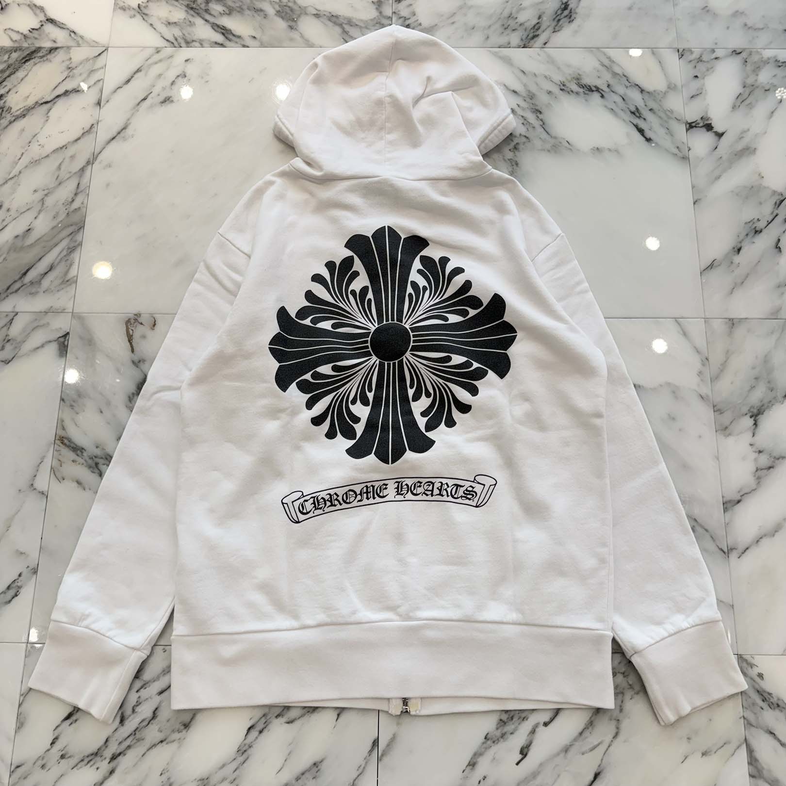 CHROME HEARTS クロムハーツ クロス ジップアップ パーカー CHROME 