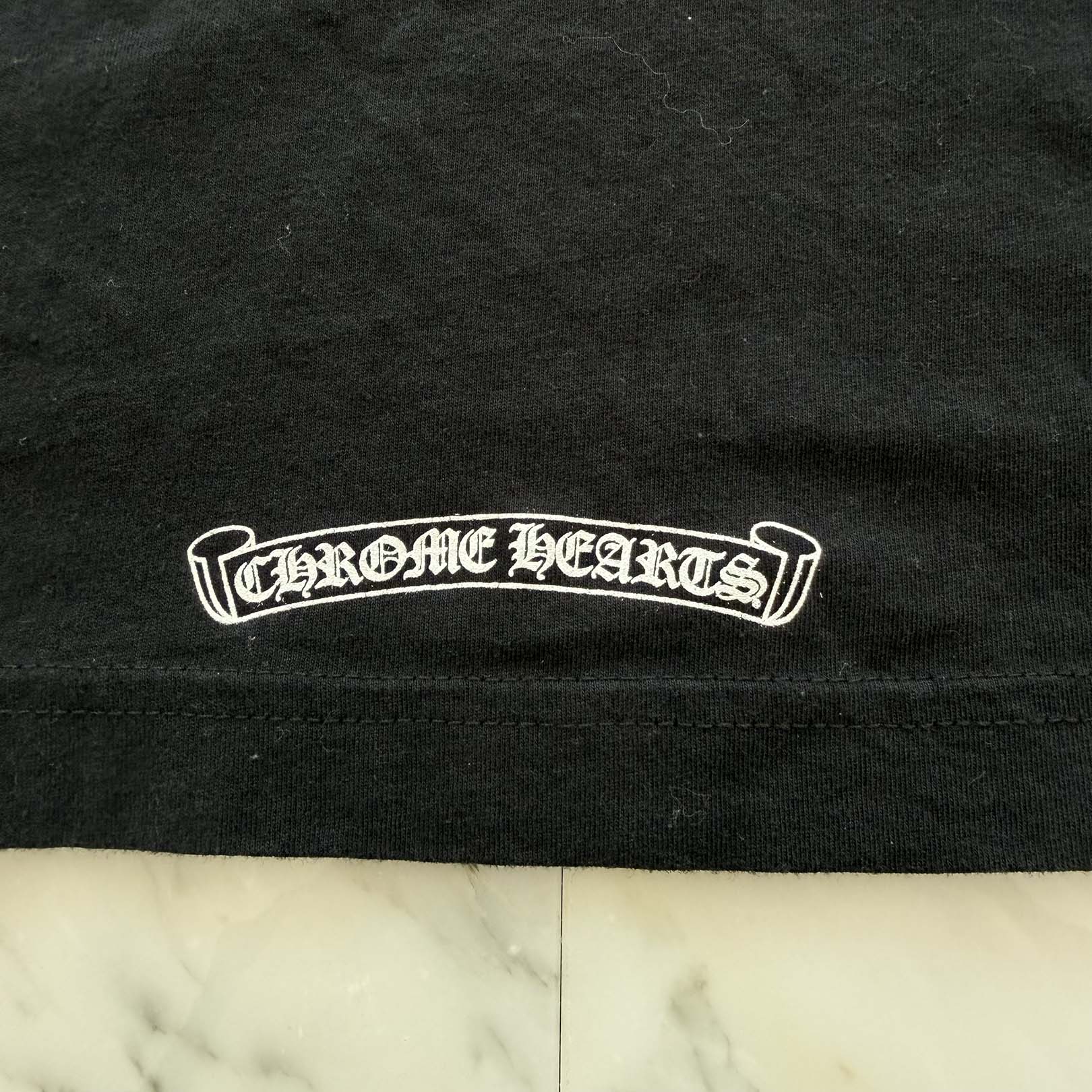 CHROME HEARTS Neon Bar Logo Long Sleeve Tee Size M クロムハーツ ネオンバー ロゴ ロングスリーブ Tシャツ サイズM