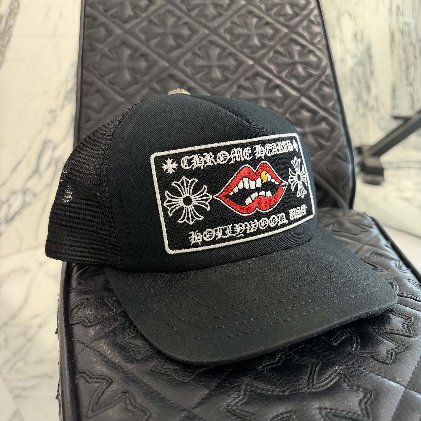 CHROME HEARTS × MATTY BOY Chomper Trucker Mesh Cap Size ONE SIZE (53-60) クロムハーツ × マッティボーイ チョンパートラッカーメッシュキャップ サイズONE SIZE (53-60)