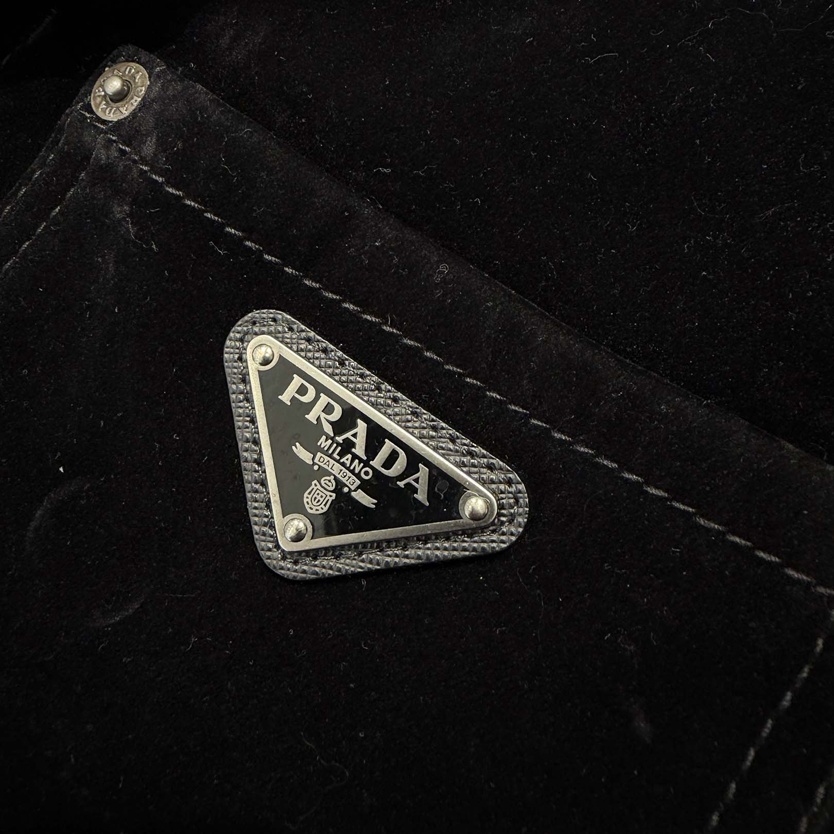 PRADA 2024SS Cotton Velvet Blouson Jacket GEB276 S000 12HO Size 46 プラダ コットンベルベット ブルゾンジャケット サイズ46