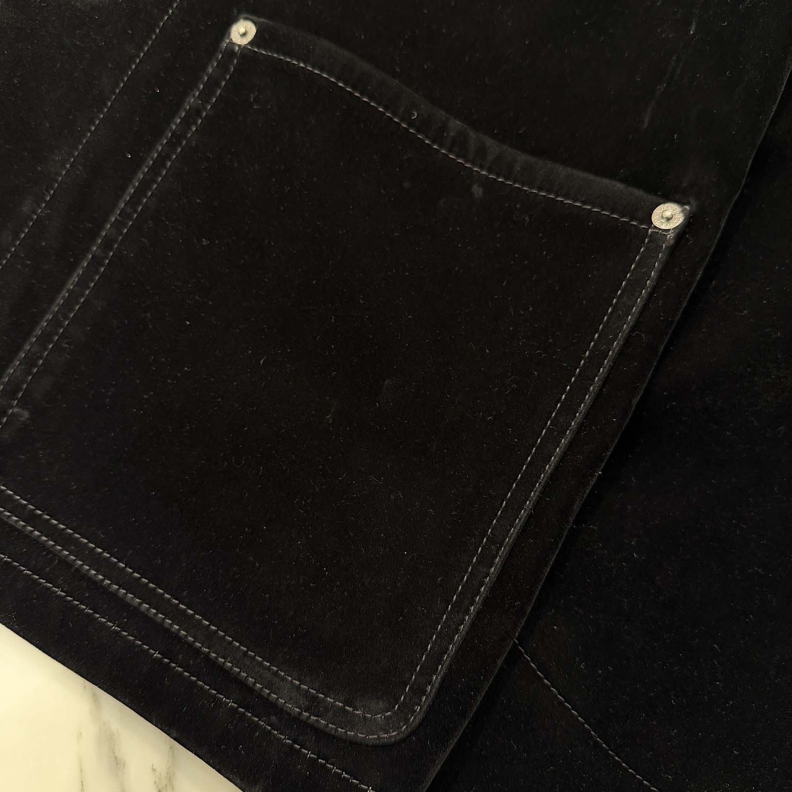 PRADA 2024SS Cotton Velvet Blouson Jacket GEB276 S000 12HO Size 46 プラダ コットンベルベット ブルゾンジャケット サイズ46