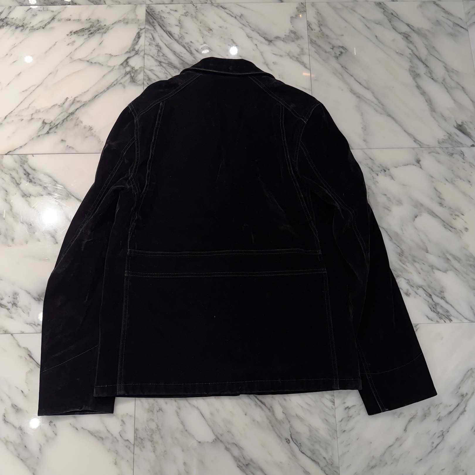 PRADA 2024SS Cotton Velvet Blouson Jacket GEB276 S000 12HO Size 46 プラダ コットンベルベット ブルゾンジャケット サイズ46