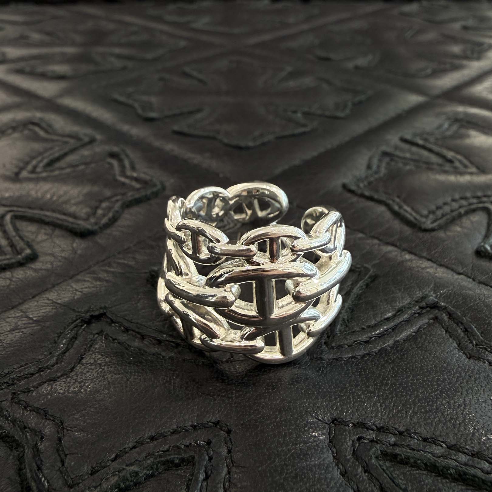 HERMES Chaine d'Ancre Anchaine GM Ring Size 59(約19号) エルメス シェーヌダンクル アンシェネ GM リング サイズ59(約19号)